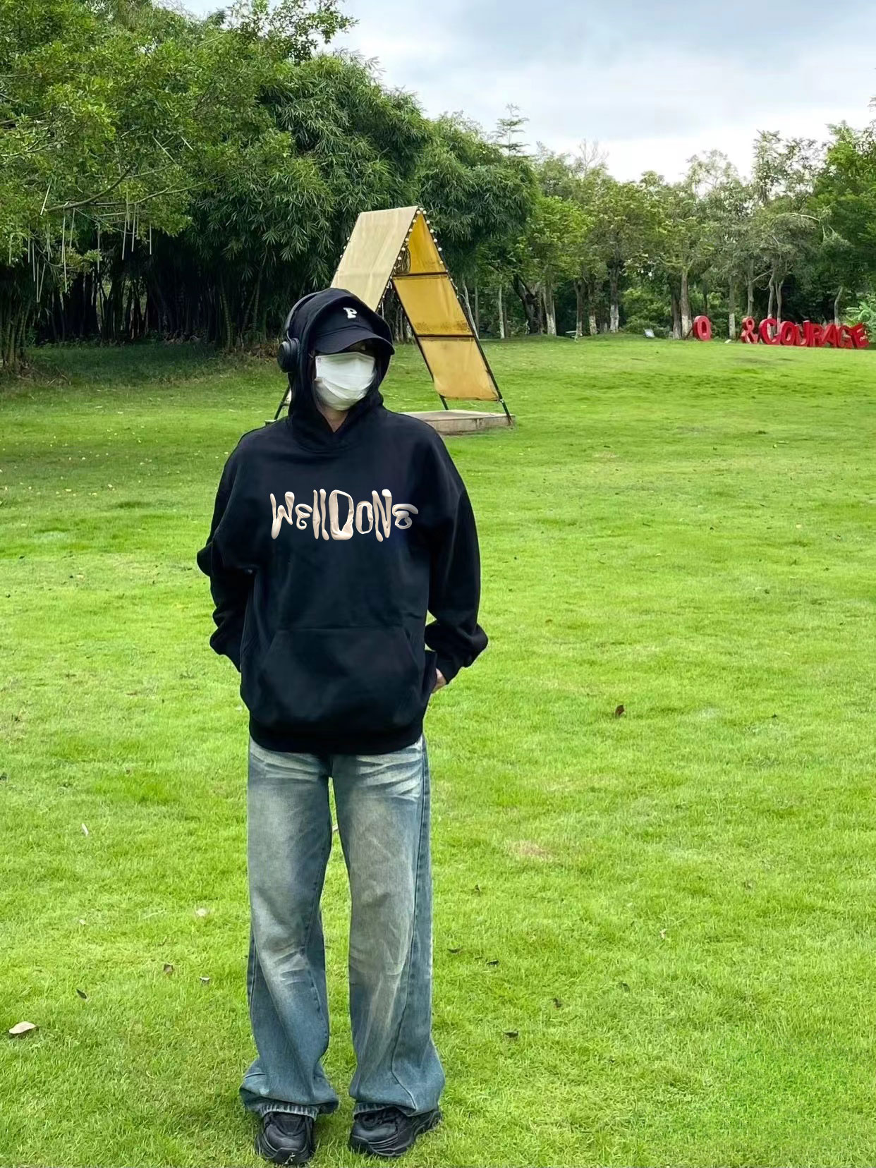 YH#E1115 Puffer Jacket We11done Colour: Black Number of codes: S-XL - 图片 4