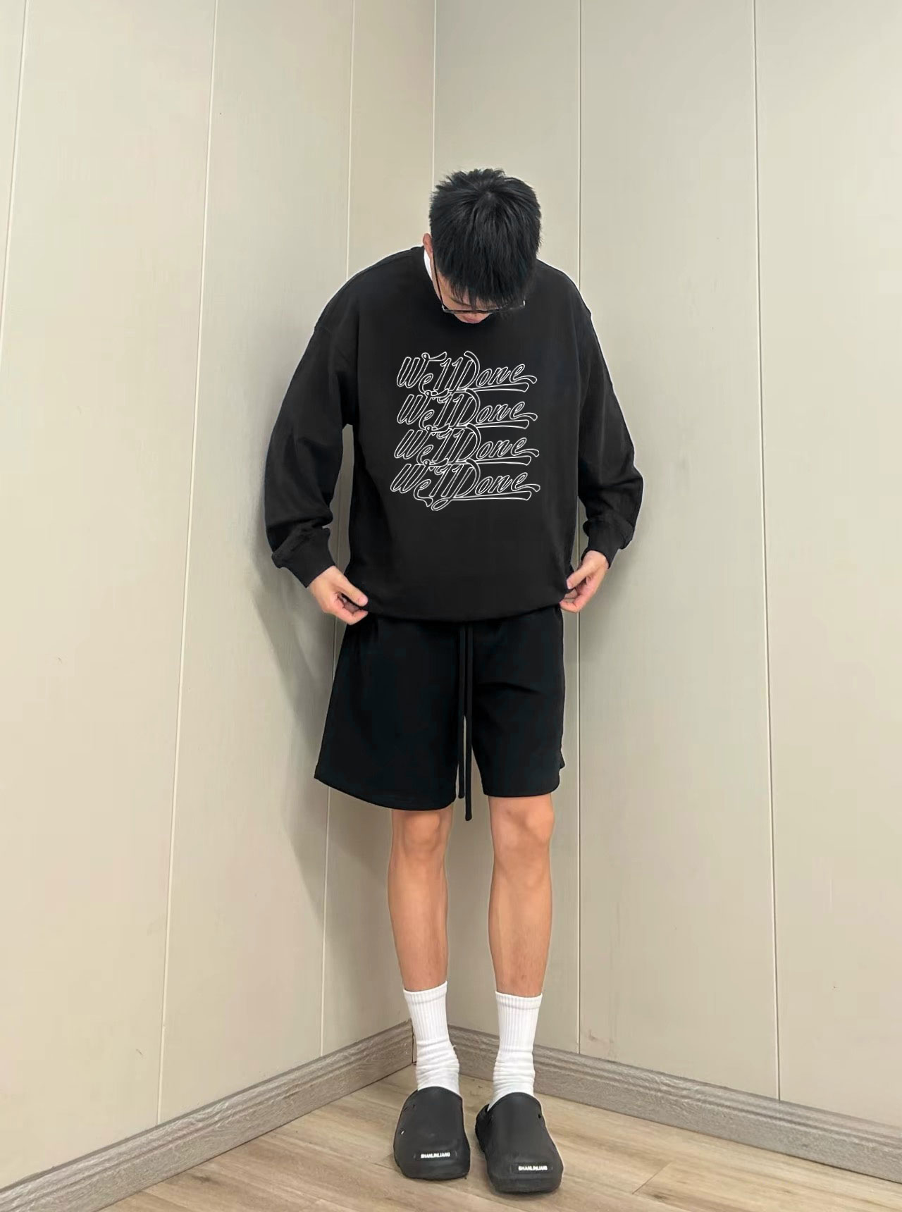 YH #E1119 Puffer Jacket We11done Colour: Black/White Number of codes: S-XL - 图片 5