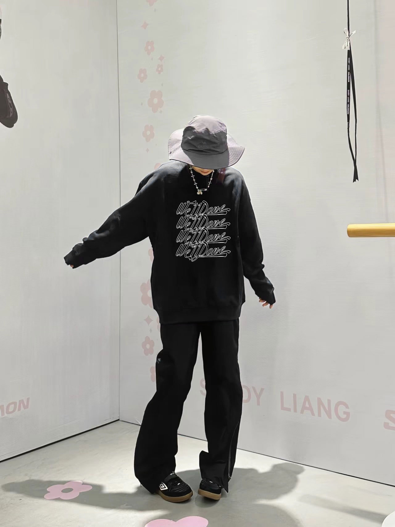 YH #E1119 Puffer Jacket We11done Colour: Black/White Number of codes: S-XL - 图片 4