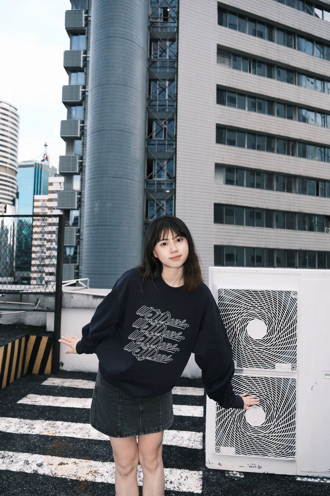 YH #E1119 Puffer Jacket We11done Colour: Black/White Number of codes: S-XL - 图片 3