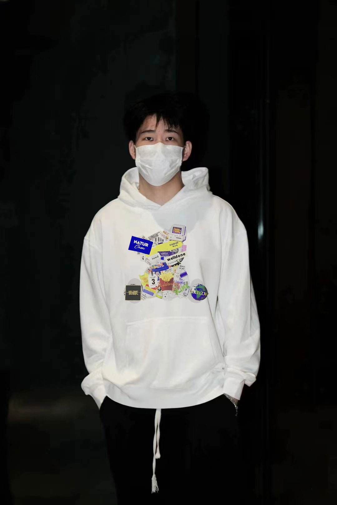 YH #E1102 Puffer Jacket We11done Colour: White Number of codes: S-XL - 图片 5