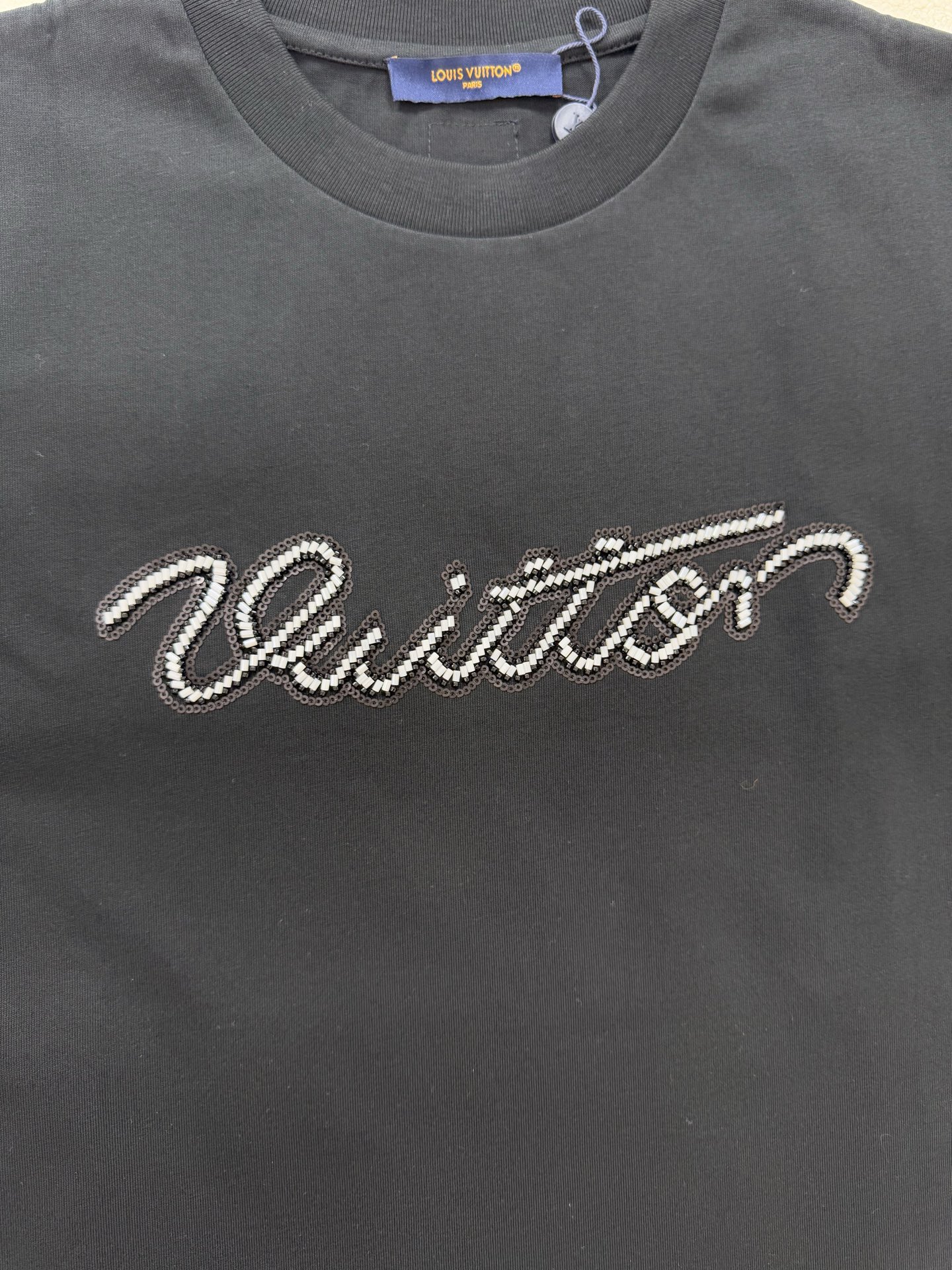 Louis Vuitton Lv Vuitton 字母串珠短袖T恤衫