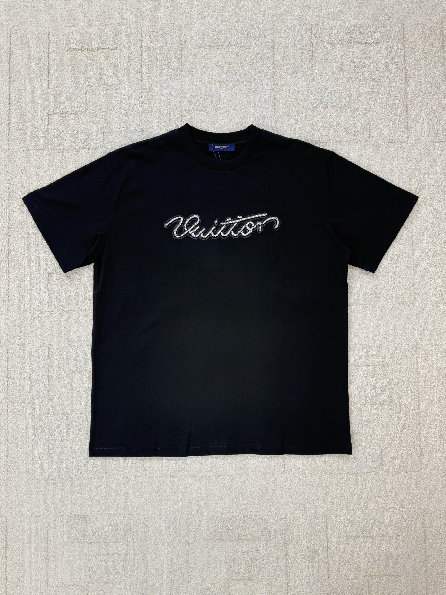 Louis Vuitton Lv Vuitton 字母串珠短袖T恤衫
