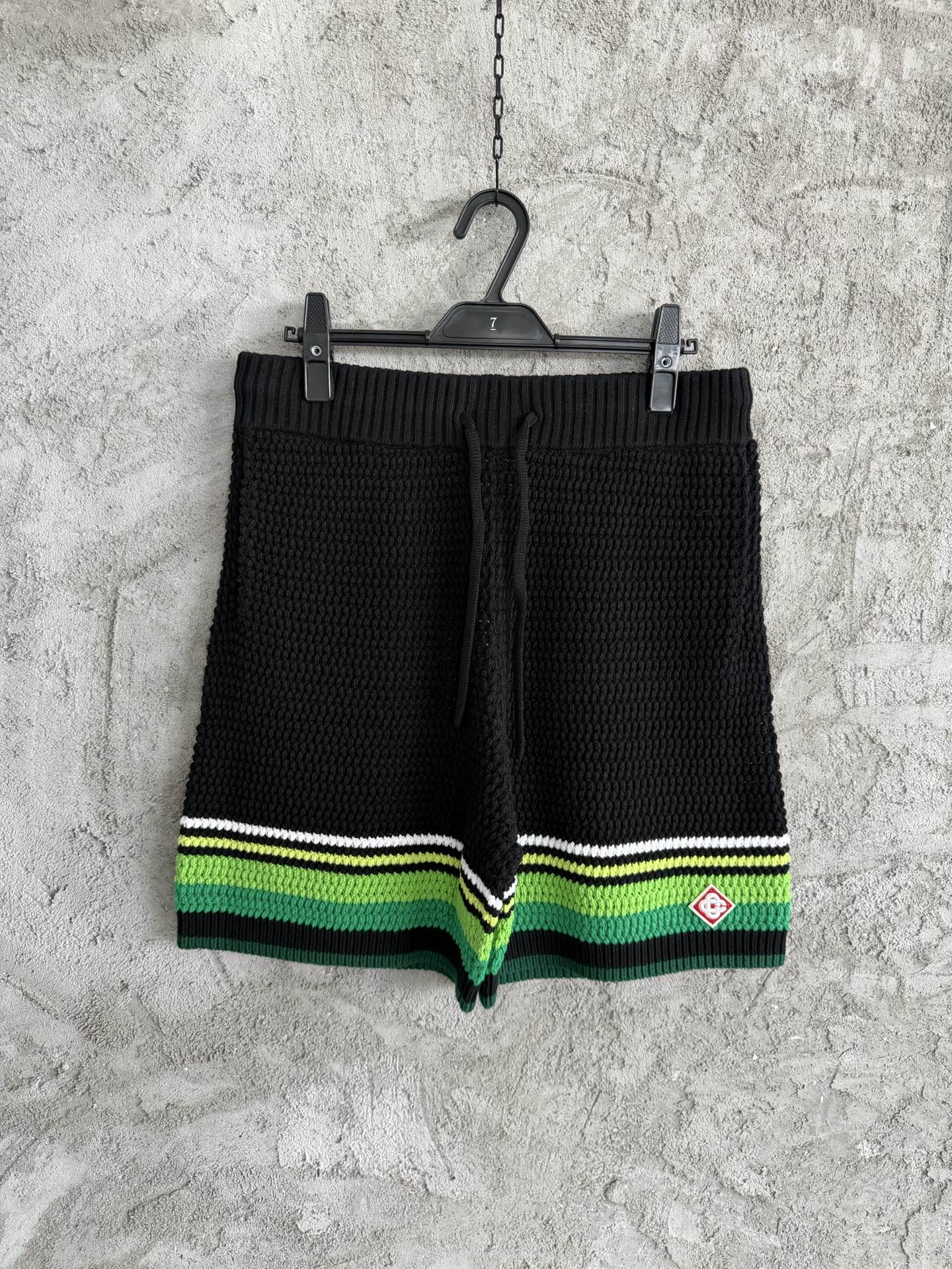 NO:783794,CASABLANCA 2026SS woven white striped sweater shorts, customized pure cotton fabric, imported machine high-density crochet knitting, SIZES, M, L, XL, ready stock in seconds, men's clothing, shorts, sweaters,19860909CASABLANCA 2026SS 编织白条纹毛衣短裤,定制纯棉面料,进口机高密度钩针针织,SIZES,M,L,XL,现货秒发,男装,shorts,sweaters,,Women's clothing