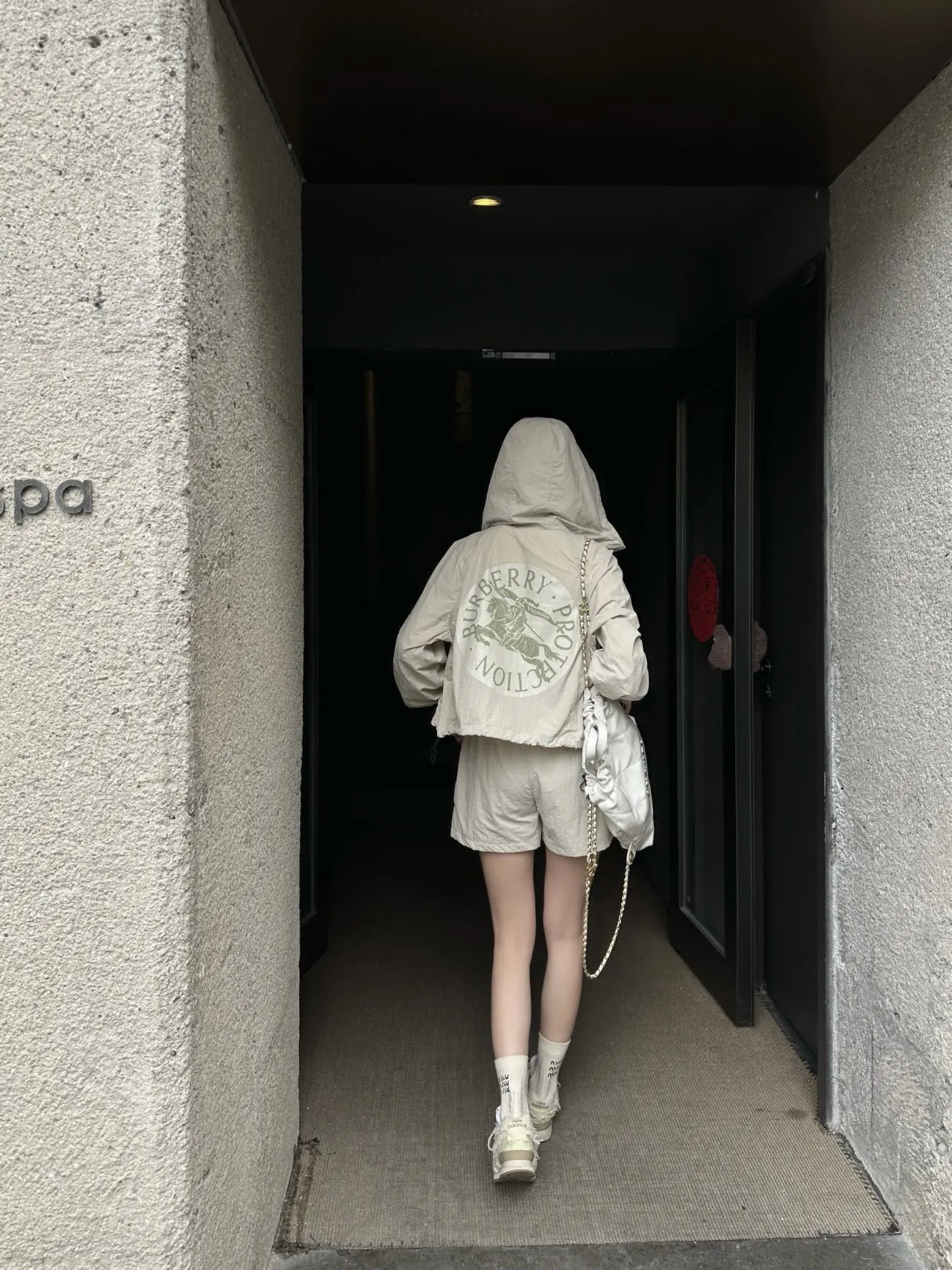 버버리 여성 후드 자켓 세트 103063 이미지 4