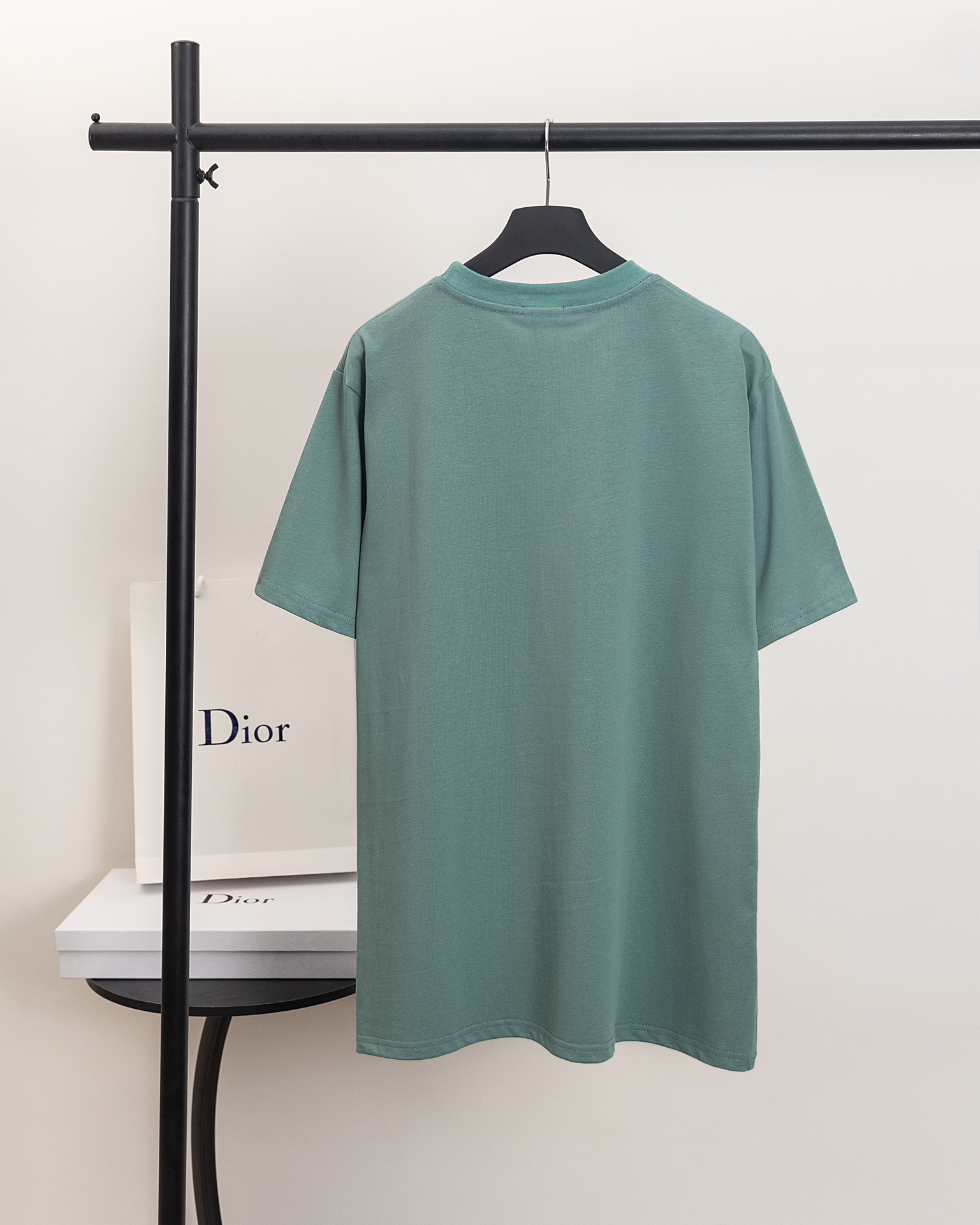 Dior DIOR迪奥 2024ss手写签名植绒印花短袖T恤