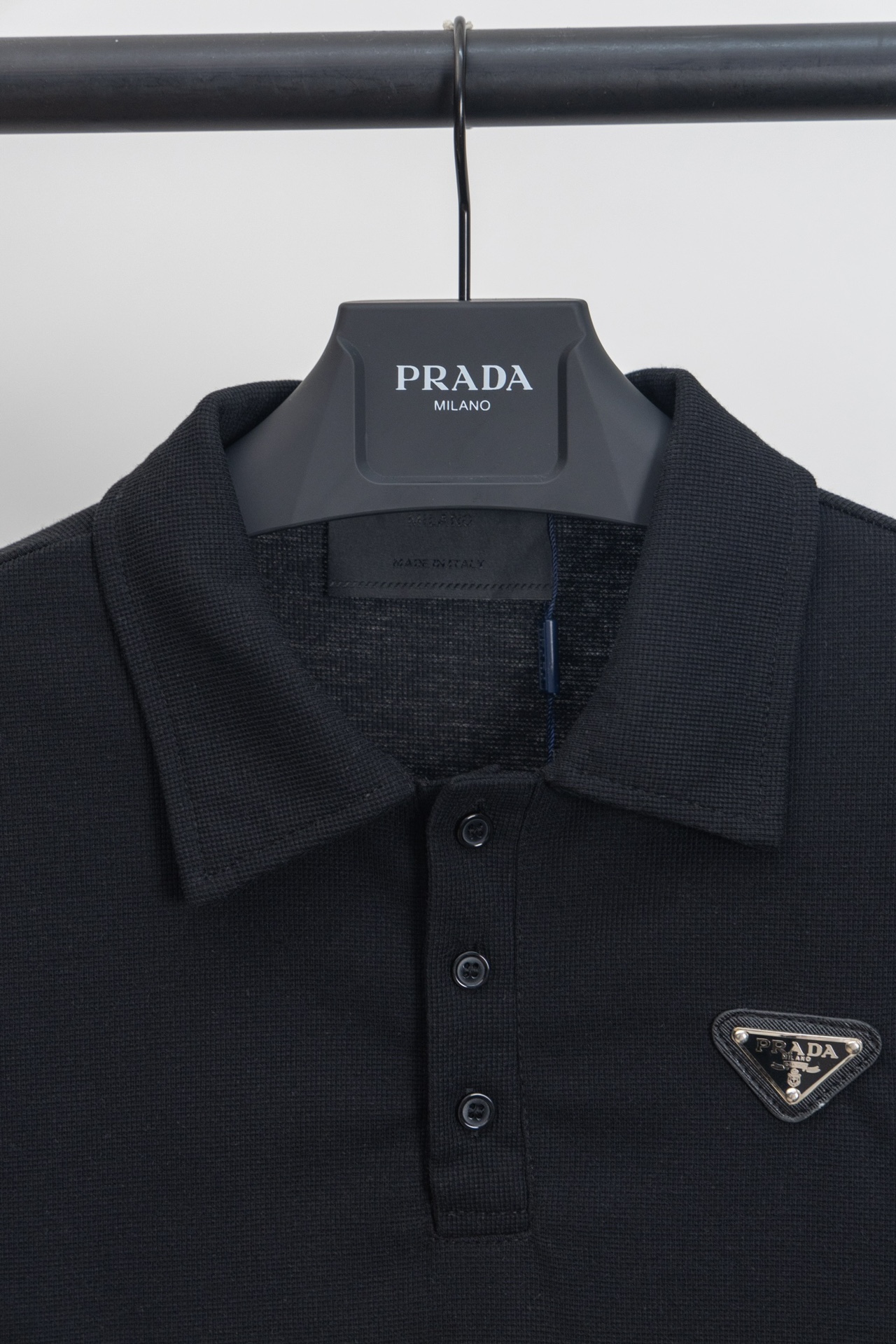 Prada PRADA普拉达 三角标牌短袖Polo衫
