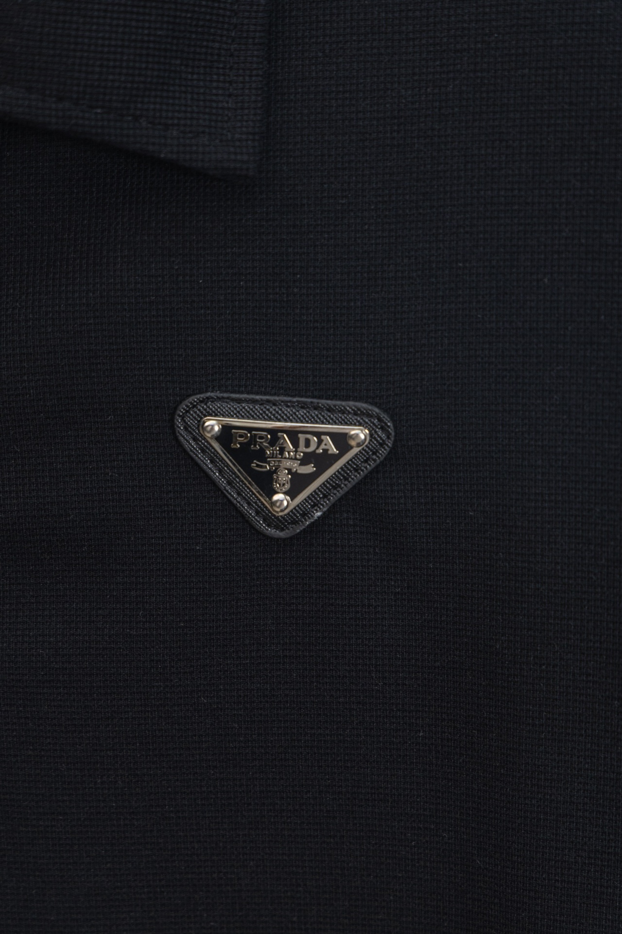 Prada PRADA普拉达 三角标牌短袖Polo衫