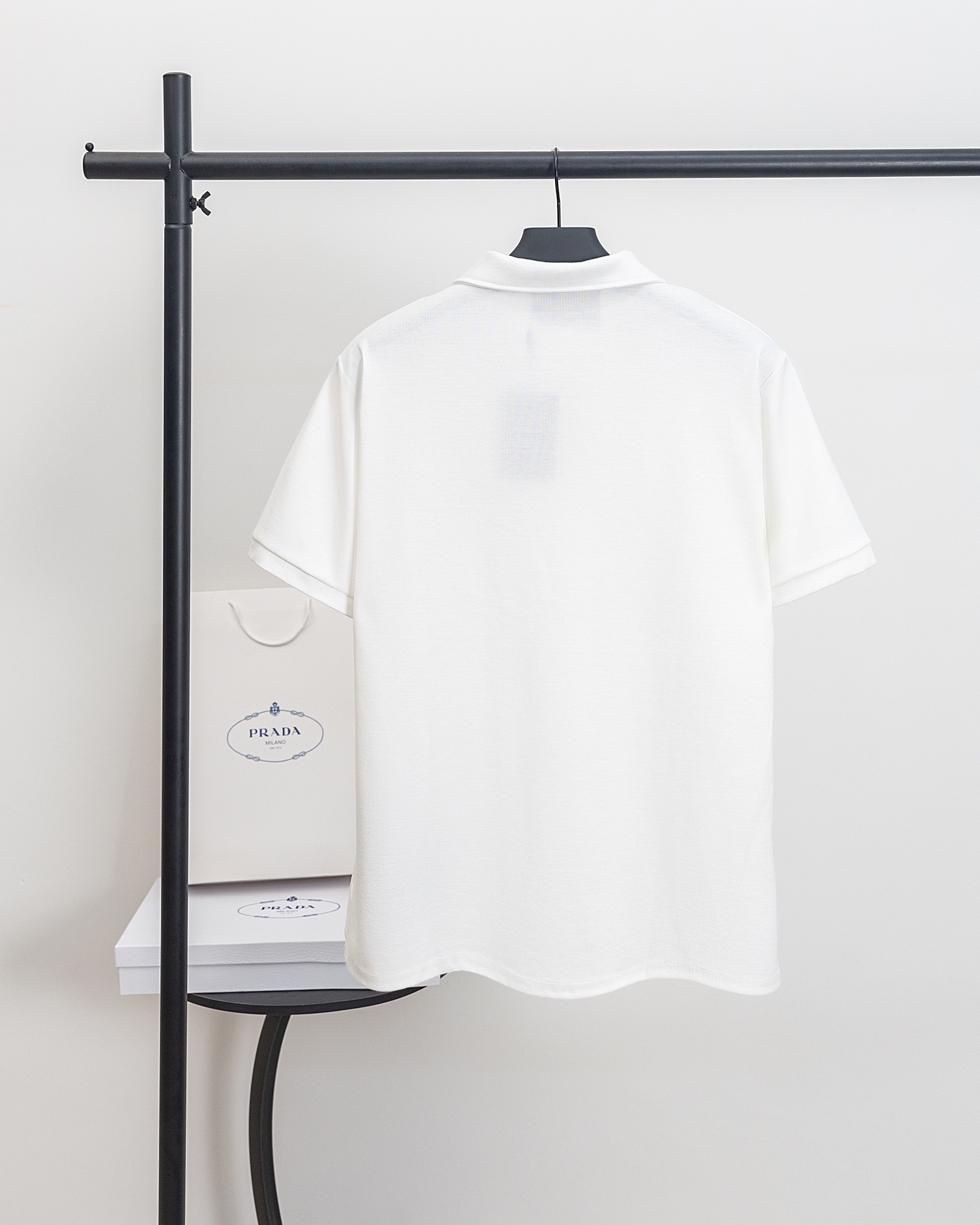 Prada PRADA普拉达 三角标牌短袖Polo衫