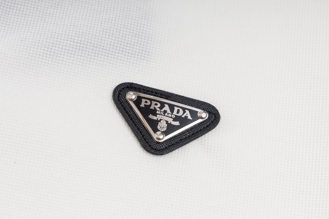 Prada PRADA普拉达 三角标牌短袖Polo衫