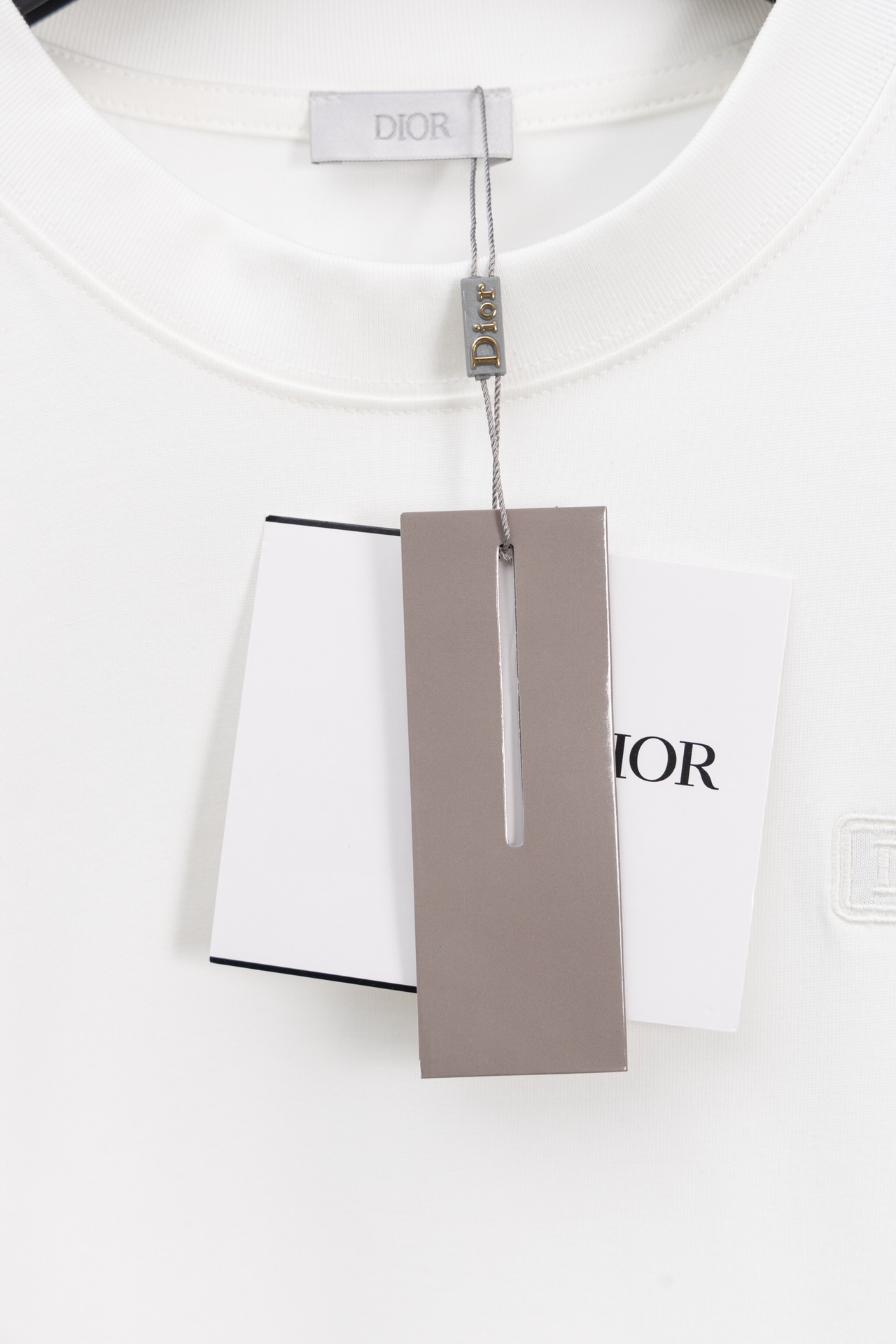 Dior DIOR迪奥 24新款胸前logo棉质刺绣短袖T恤