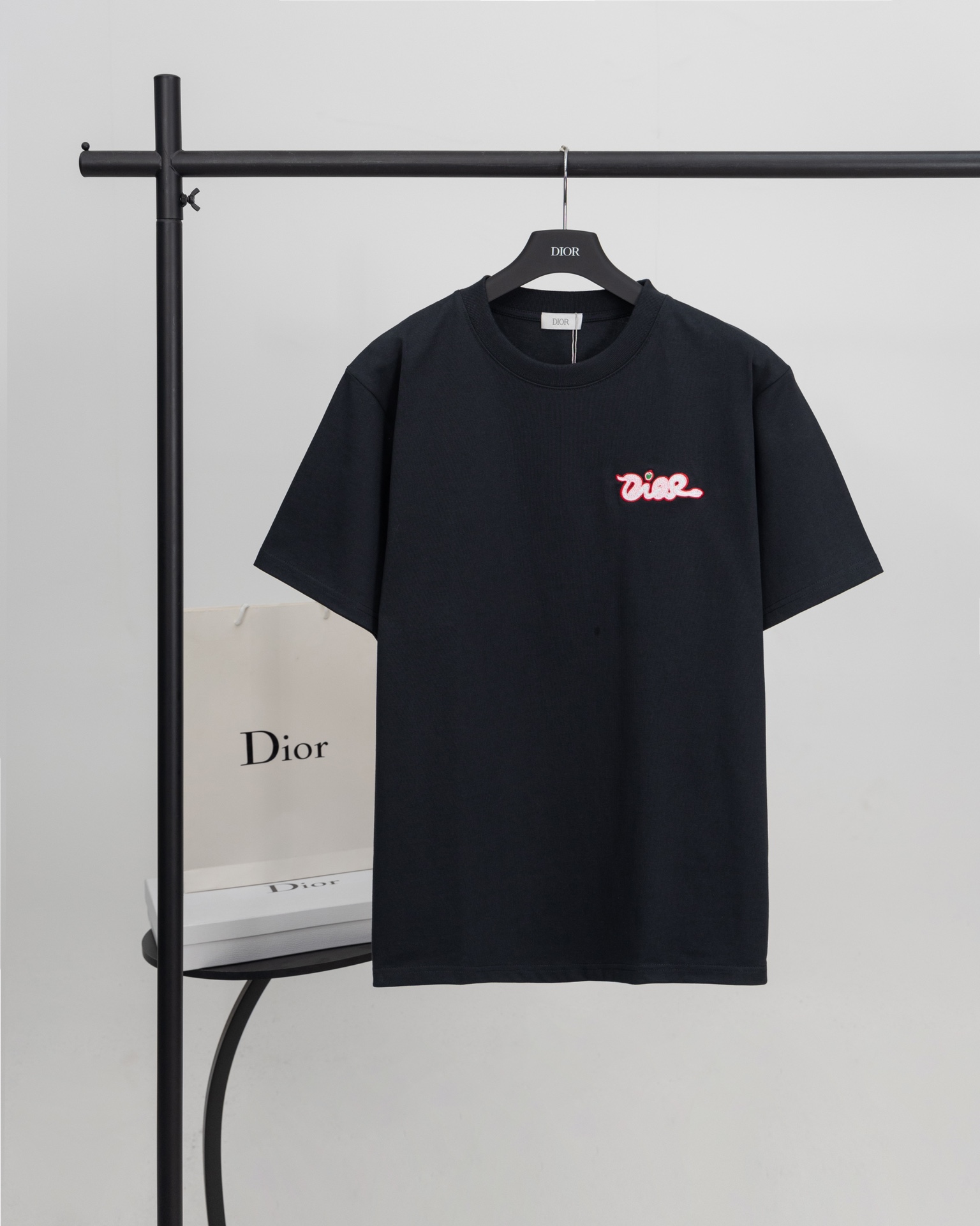 Dior DIOR 蛇年联名 苹果蛇刺绣短袖T恤
