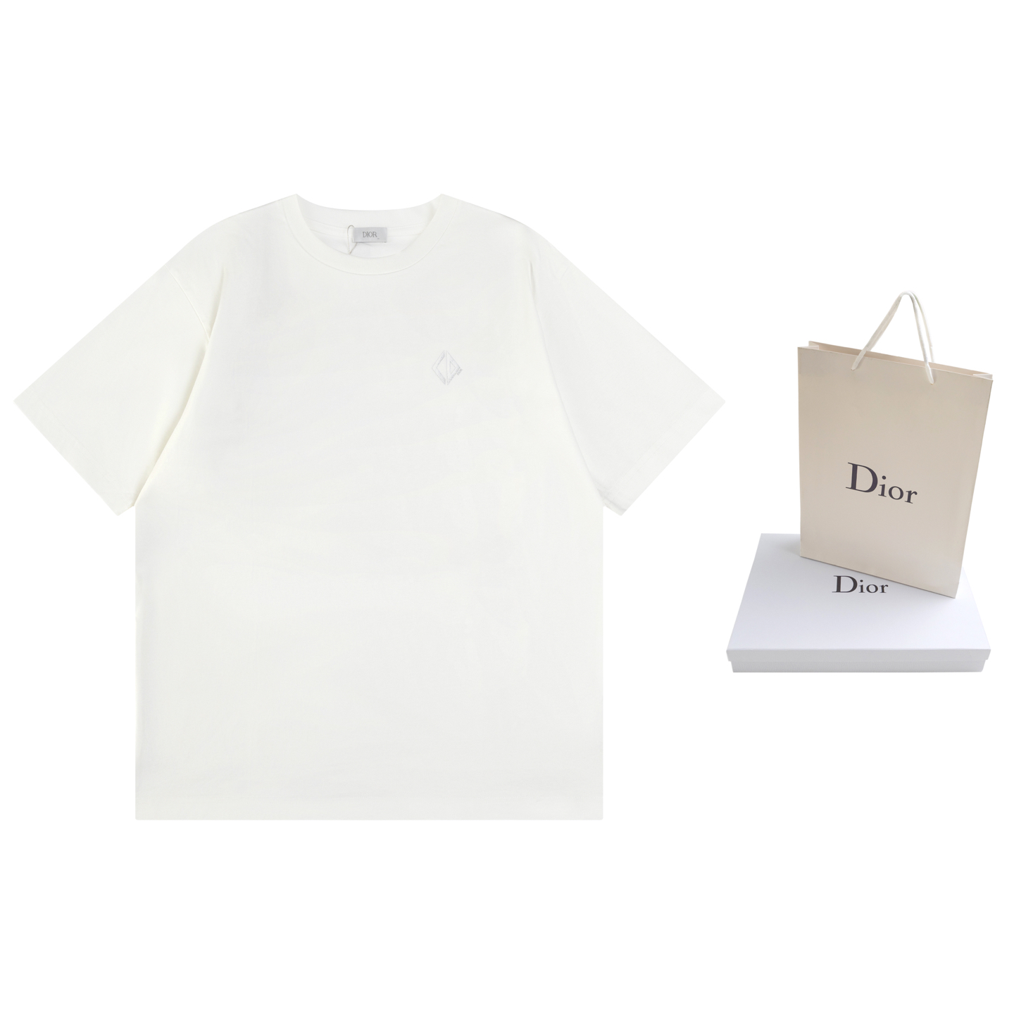 Dior DIOR迪奥 25新款反光烫画短袖T恤