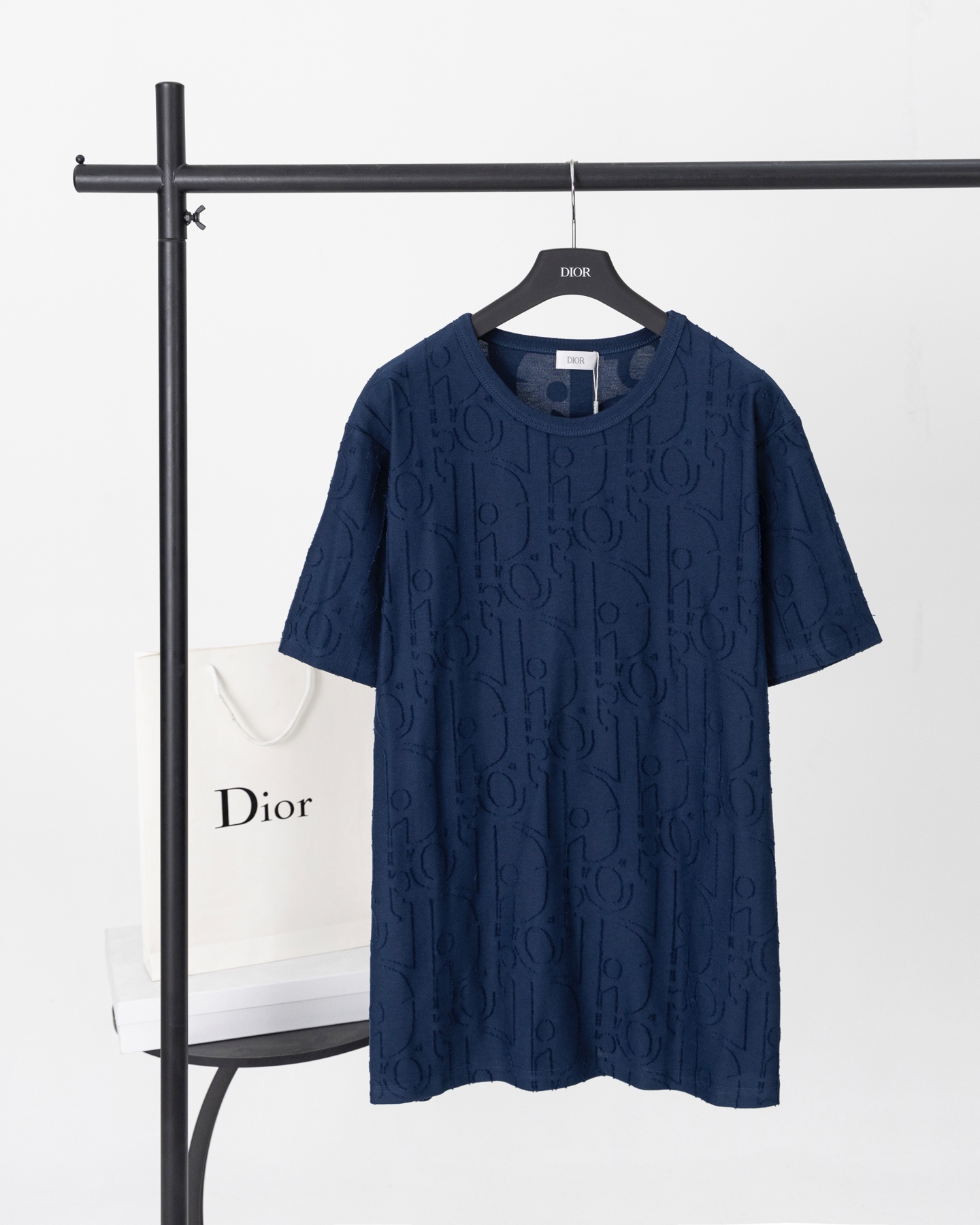 Dior DIOR迪奥 25SS浮雕提花短袖T恤