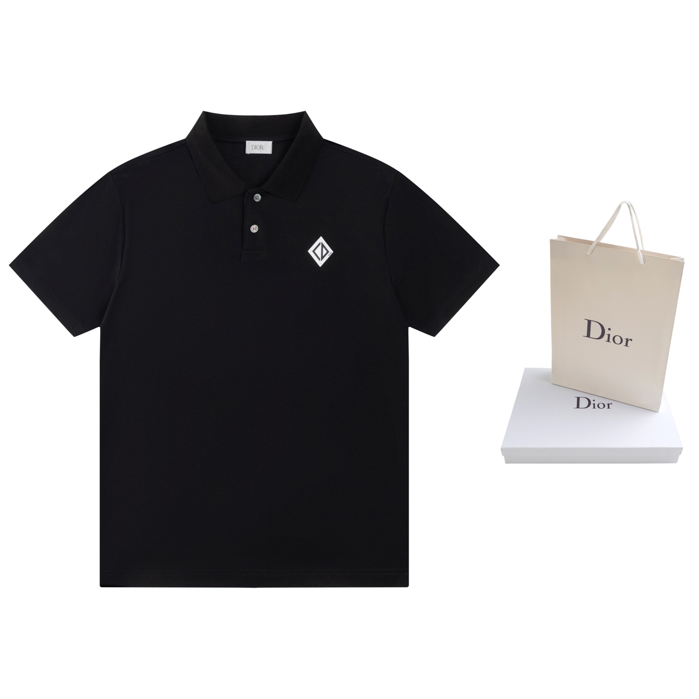 Dior DIOR迪奥 Diamond 补丁 POLO衫
