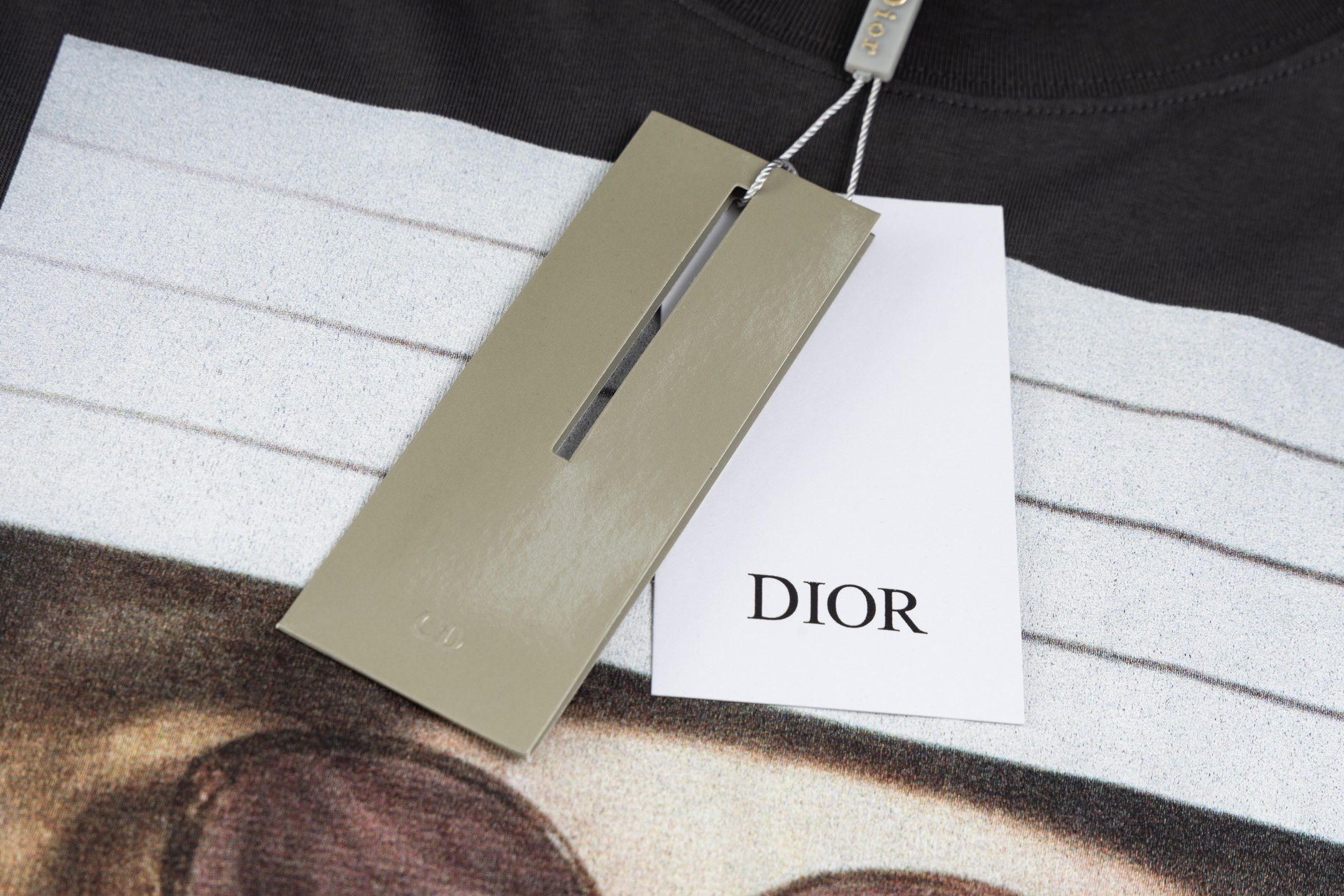 Dior DIOR迪奥 人像杂志印花短袖T恤