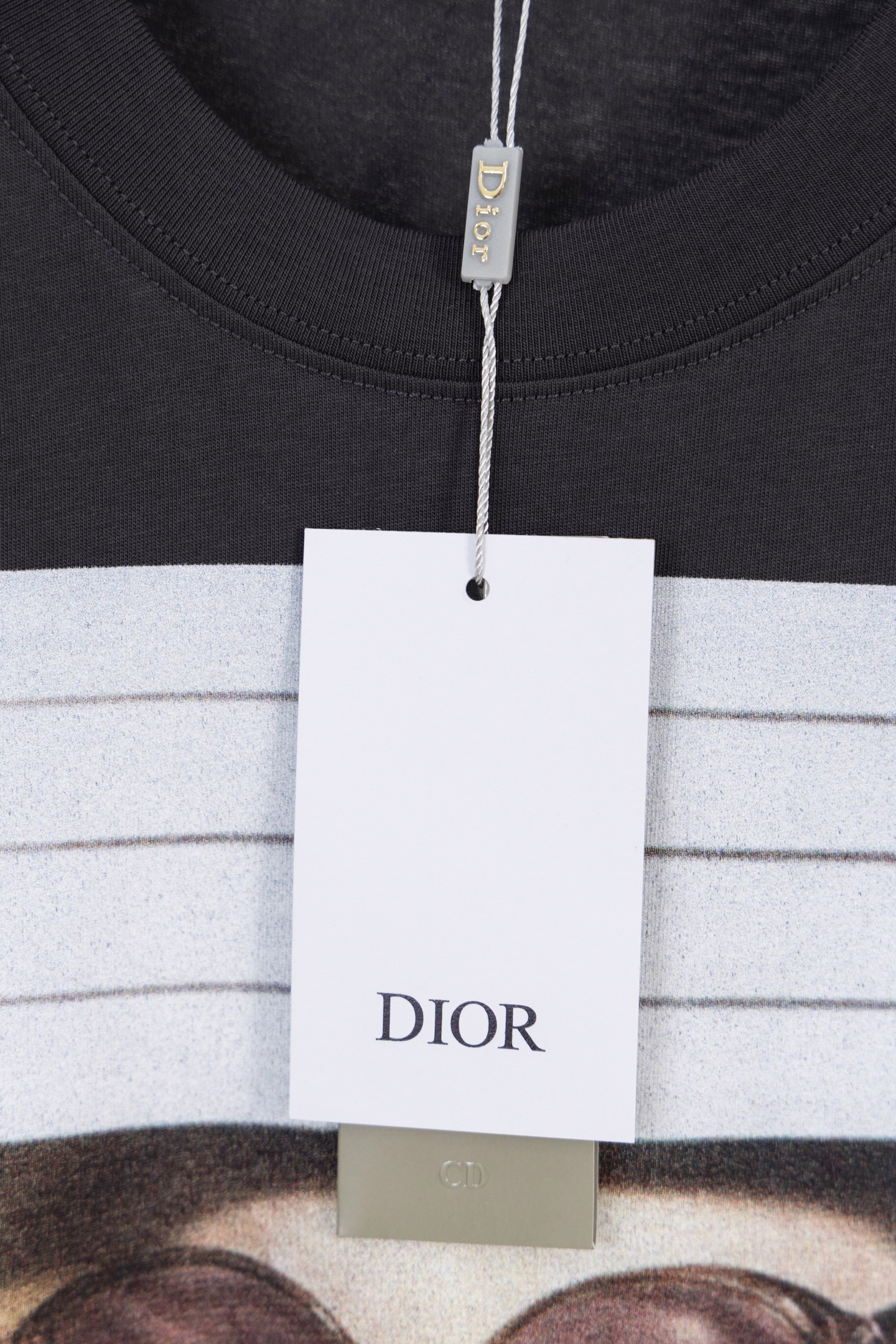 Dior DIOR迪奥 人像杂志印花短袖T恤