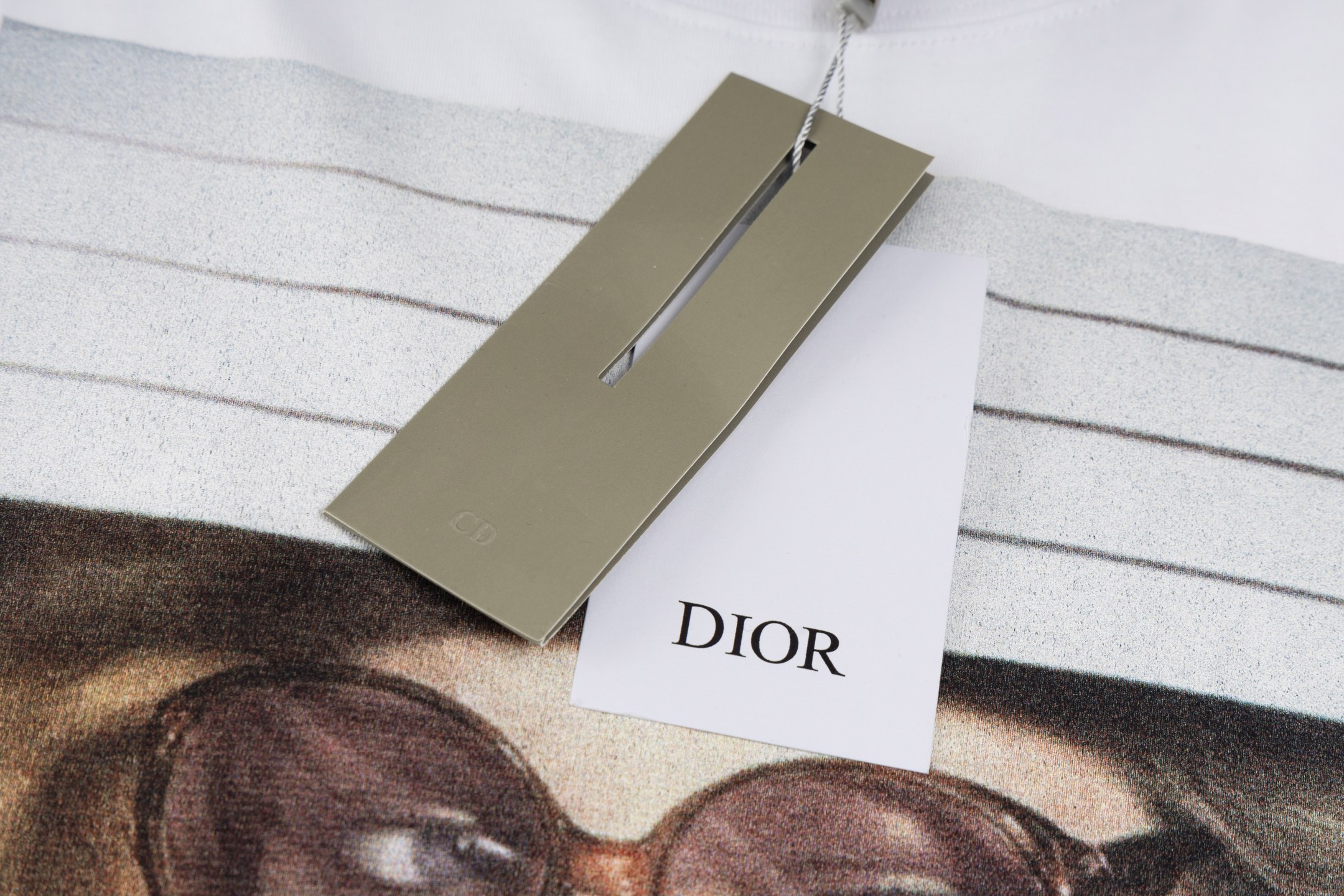 Dior DIOR迪奥 人像杂志印花短袖T恤