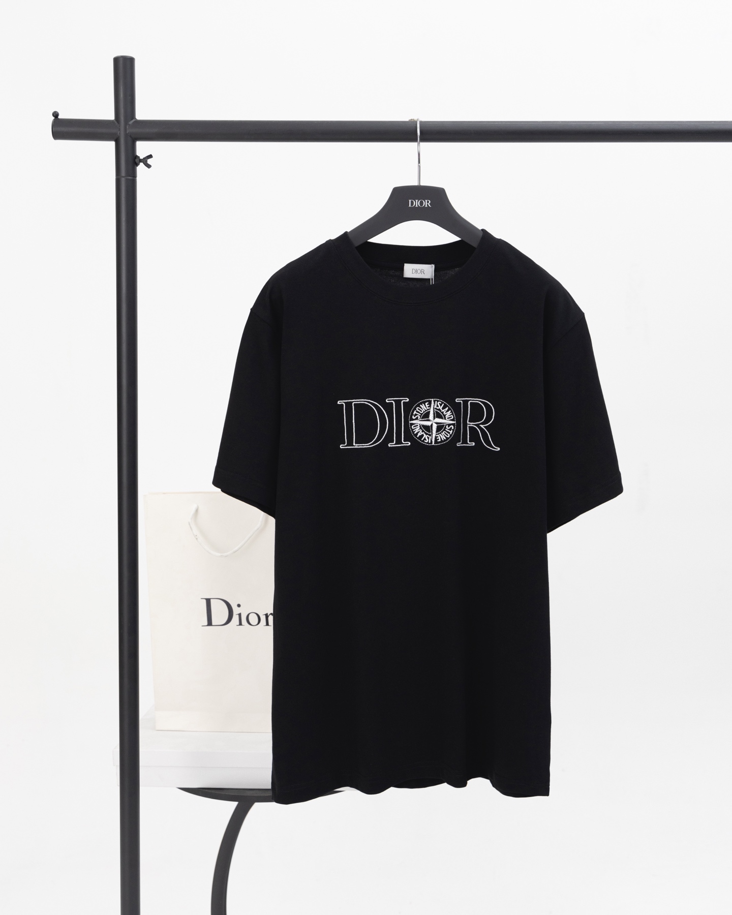 Dior DIOR迪奥 石头岛联名刺绣短袖T恤
