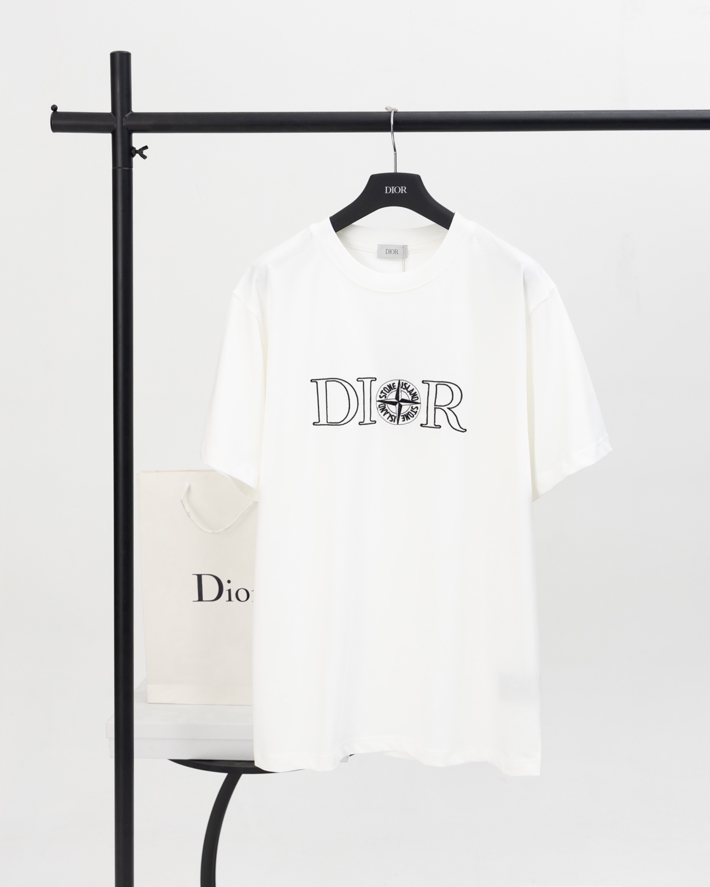 Dior DIOR迪奥 石头岛联名刺绣短袖T恤
