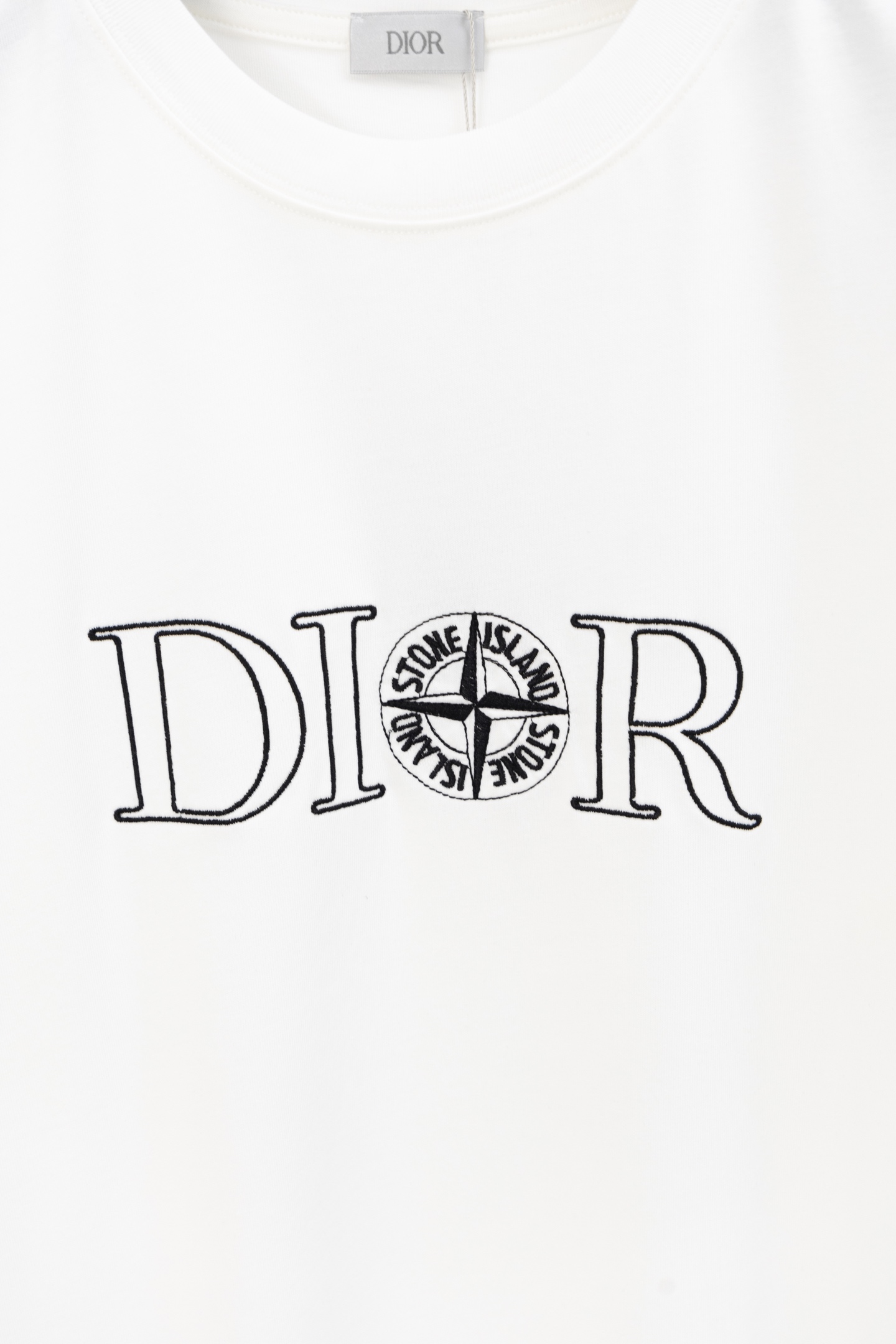 Dior DIOR迪奥 石头岛联名刺绣短袖T恤