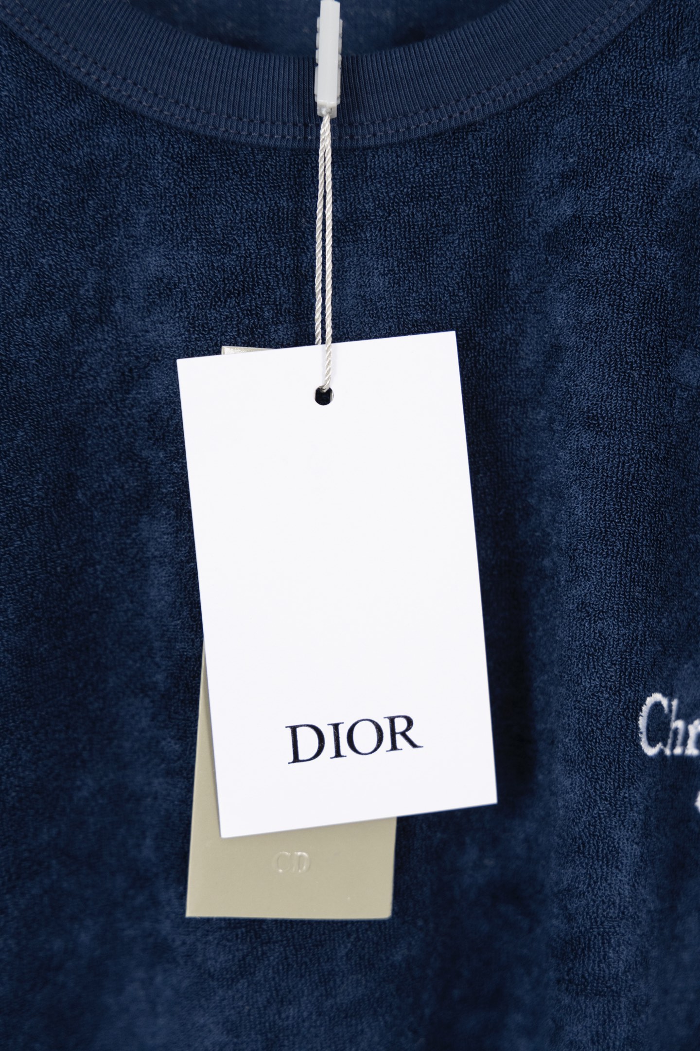 Dior DIOR迪奥 25新款毛巾布字母刺绣短袖T恤