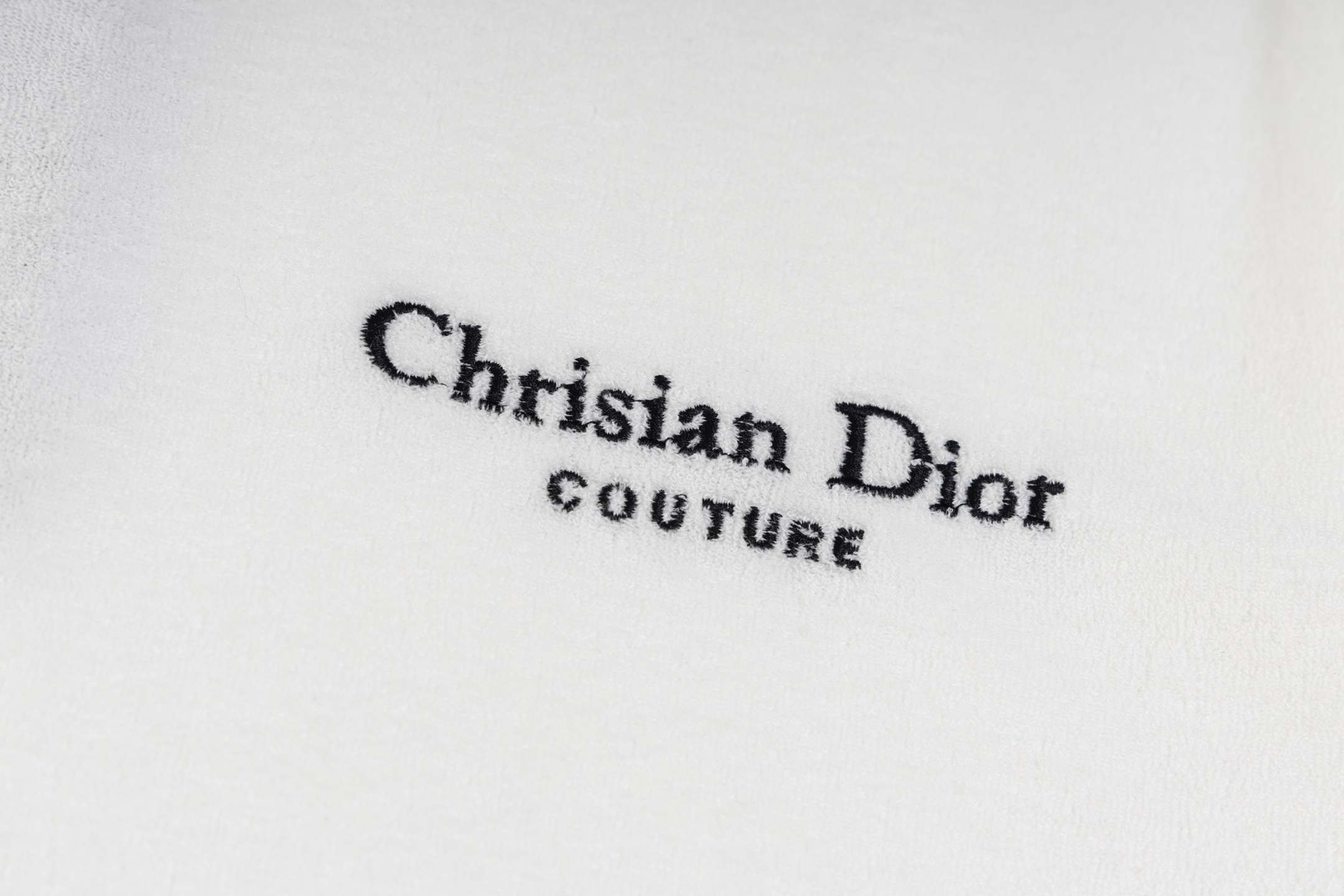 Dior DIOR迪奥 25新款毛巾布字母刺绣短袖T恤
