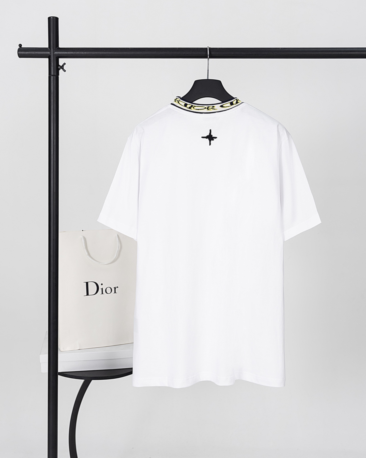 Dior DIOR迪奥 25ss新款提花艺术螺纹短袖T恤