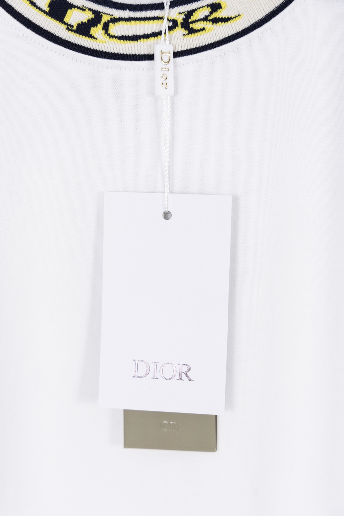 Dior DIOR迪奥 25ss新款提花艺术螺纹短袖T恤
