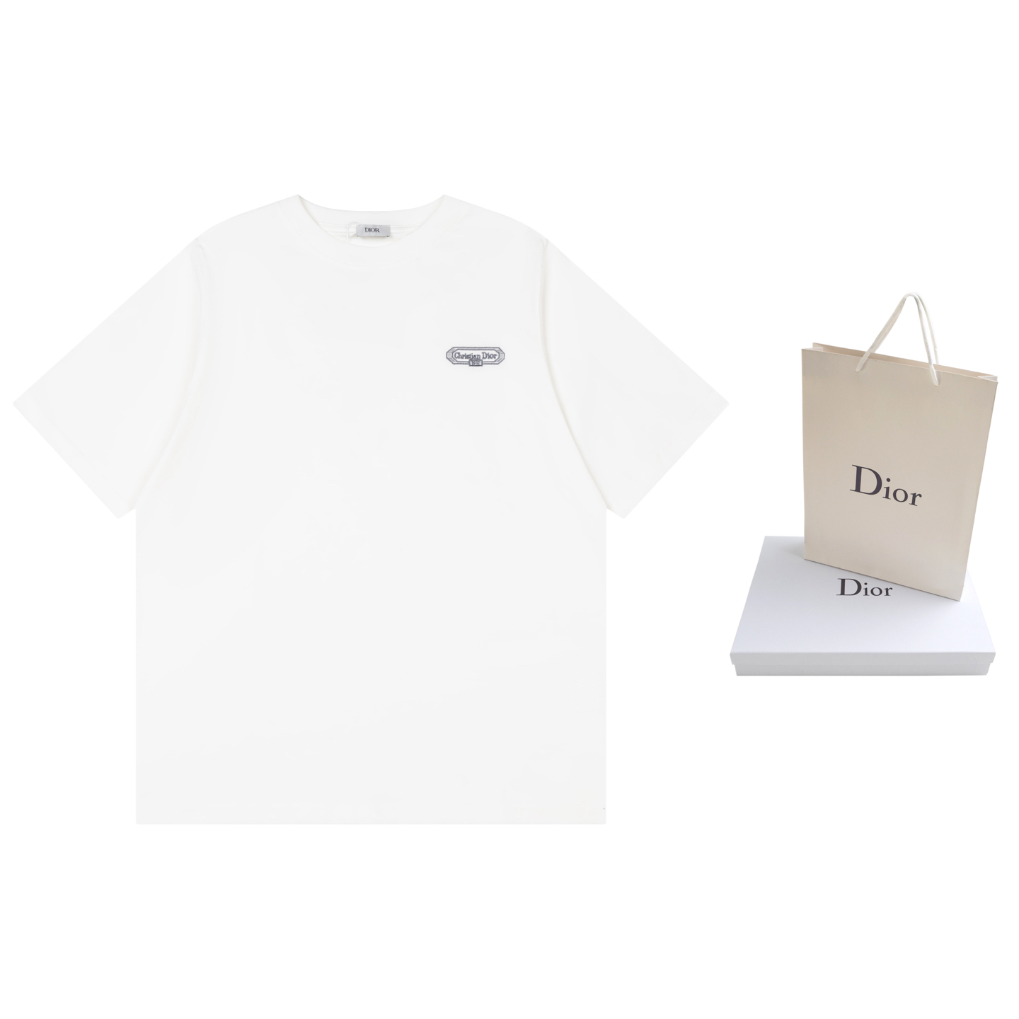 Dior DIOR迪奥 Box刺绣短袖 T恤