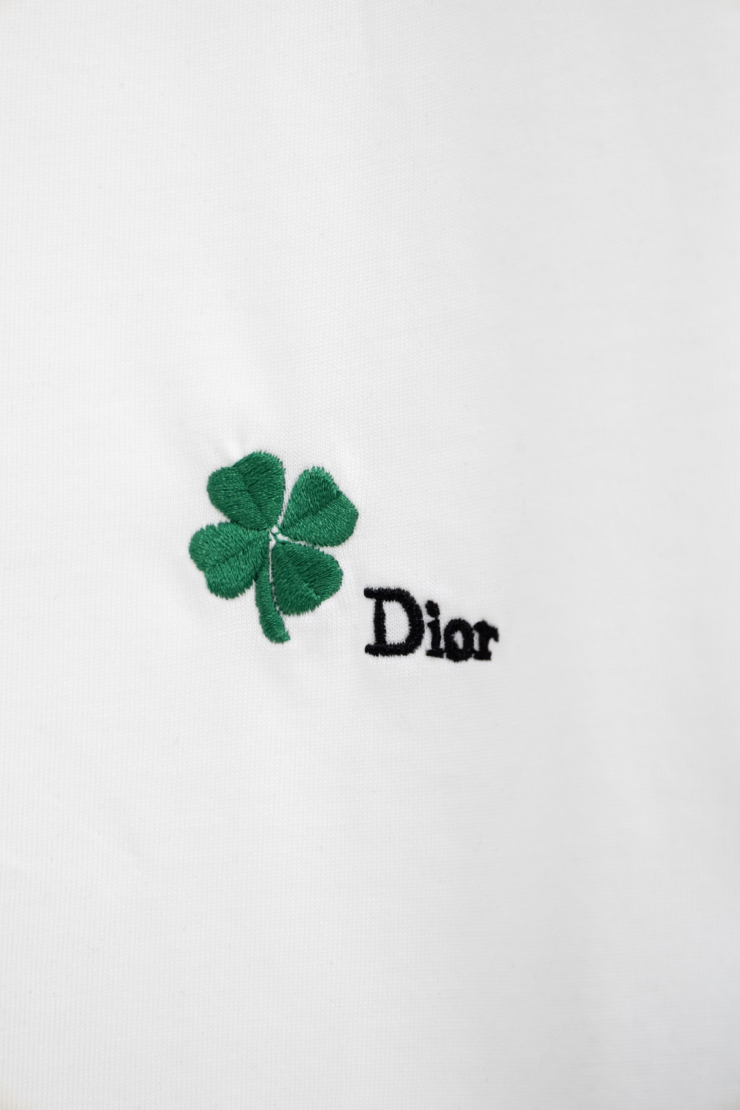 Dior DIOR迪奥 四叶草刺绣短袖 T恤