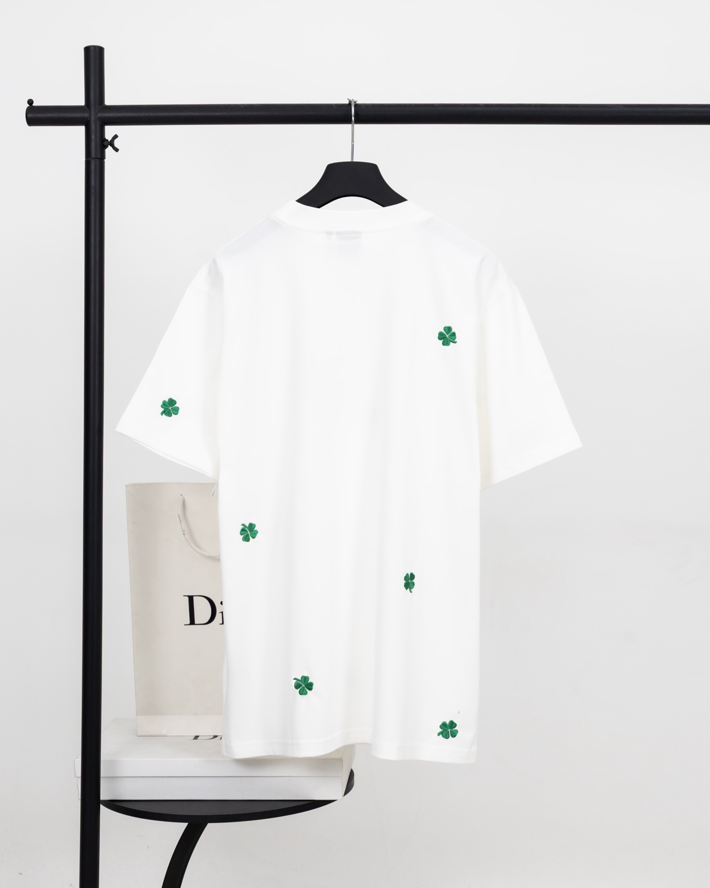 Dior DIOR迪奥 四叶草刺绣短袖 T恤