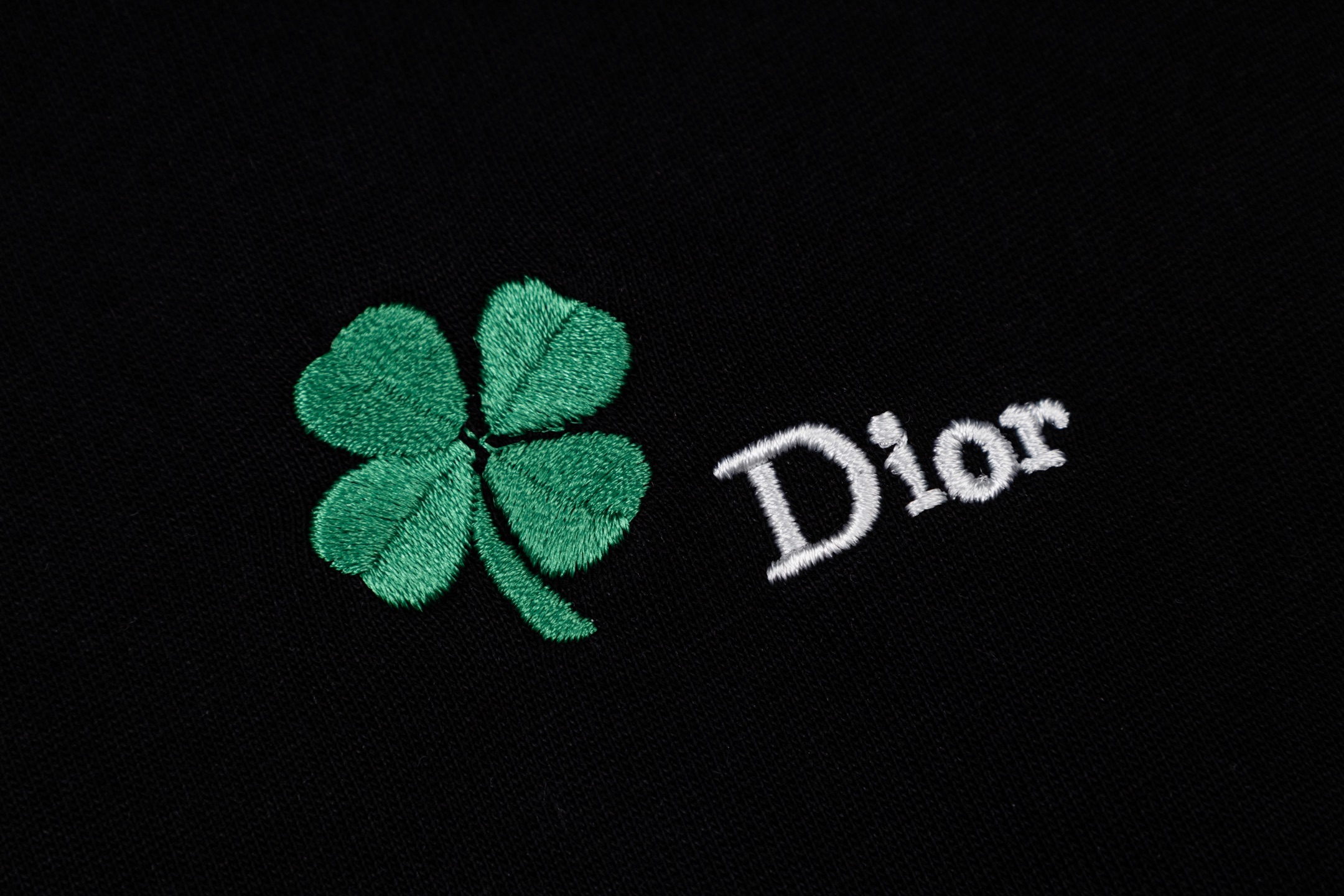 Dior DIOR迪奥 四叶草刺绣短袖 T恤
