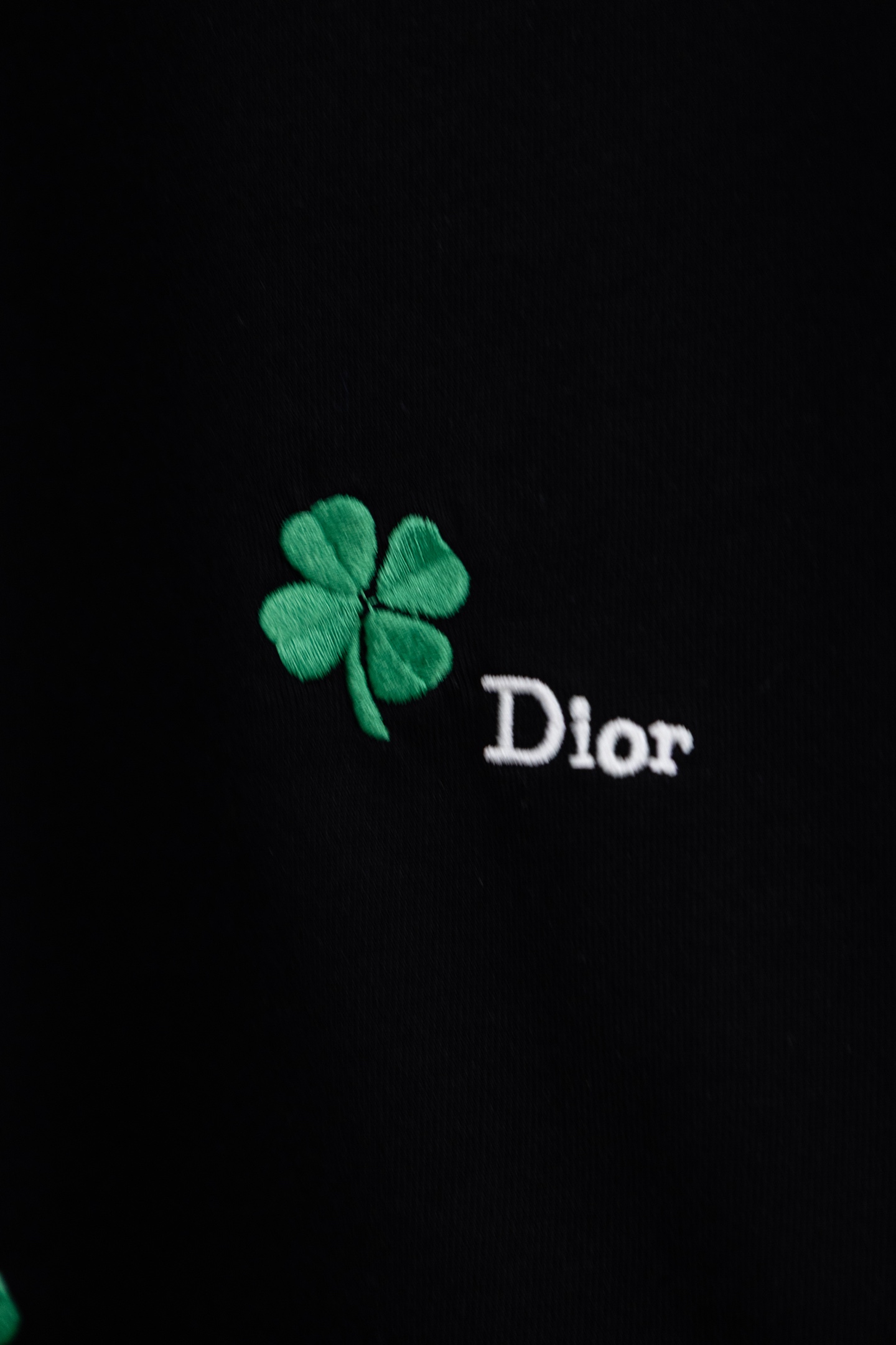 Dior DIOR迪奥 四叶草刺绣短袖 T恤