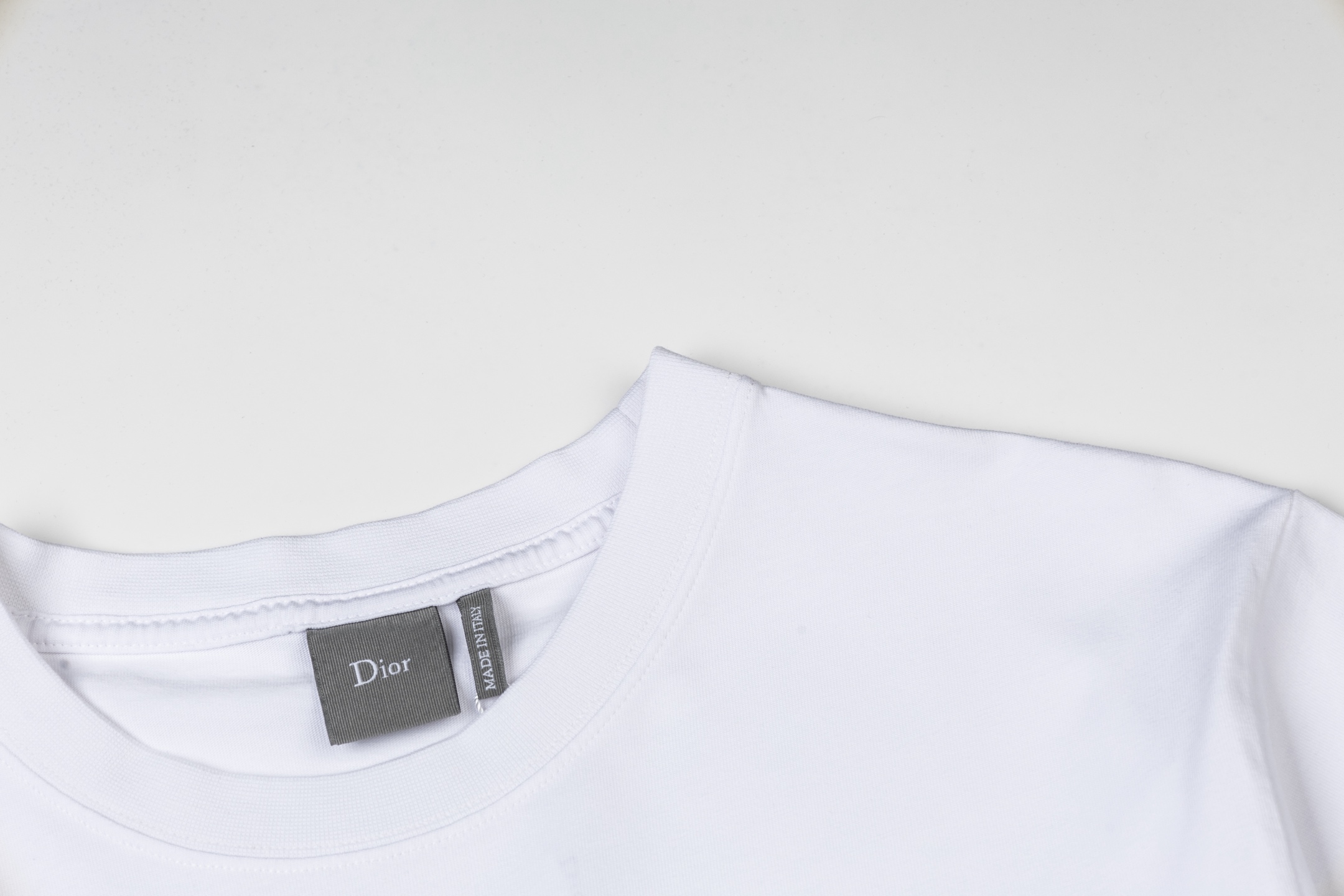 Dior DIOR迪奥 口袋皮革补丁短袖 T恤