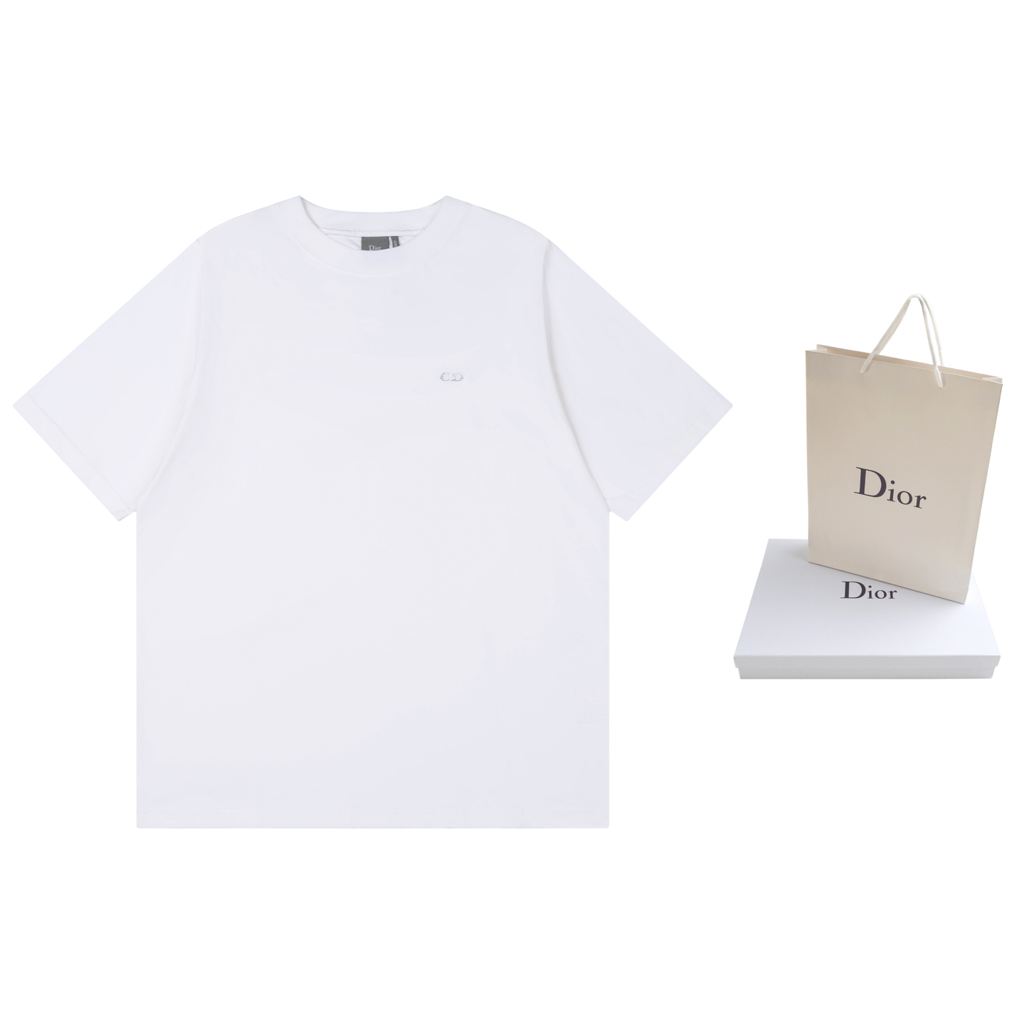 Dior DIOR迪奥 CD小刺绣短袖 T恤