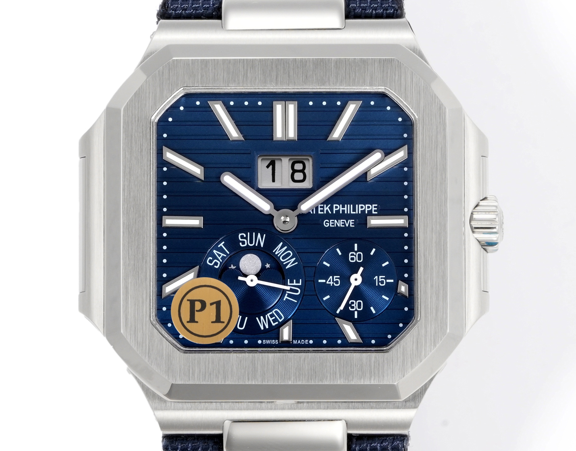 NO:552898,Unified FACTORY launches design and aesthetics Cubitus 5822P-001 case size 45 mm (measured diagonally), the heart of this watch is the Caliber PS CI J LU automatic movement,19860909统一  FACTORY推出设计与美学 Cubitus 5822P-001表壳尺寸 45毫米（对角线测量） ,这款腕表的心脏是 Caliber PS CI J LU 自动上链机芯,,Watch