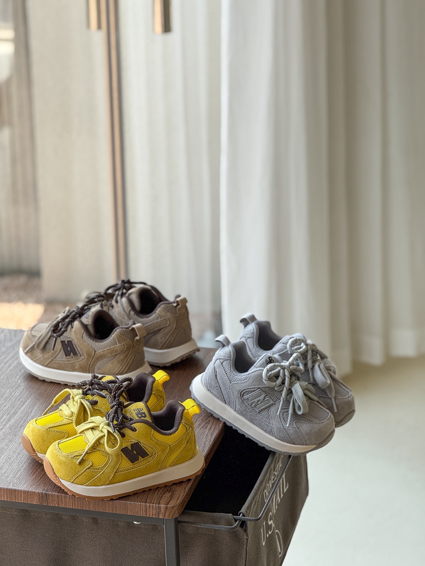 图片[10]-NB 卡皮巴拉联名款童鞋26-37 卡皮巴拉联名网红款内侧魔术贴真皮德训鞋双鞋带阿甘鞋跑鞋🛵-选品中心