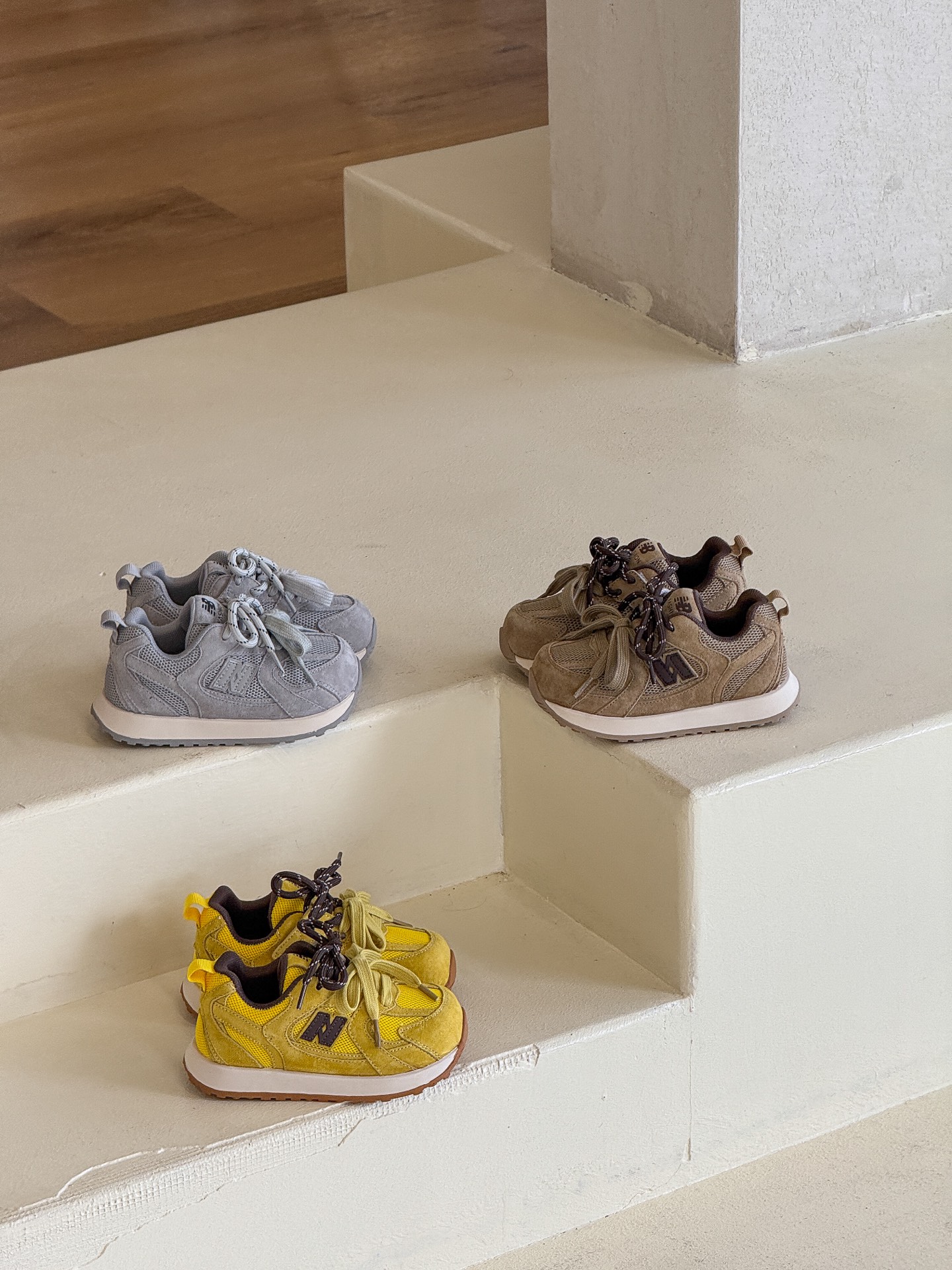 图片[6]-NB 卡皮巴拉联名款童鞋26-37 卡皮巴拉联名网红款内侧魔术贴真皮德训鞋双鞋带阿甘鞋跑鞋🛵-选品中心