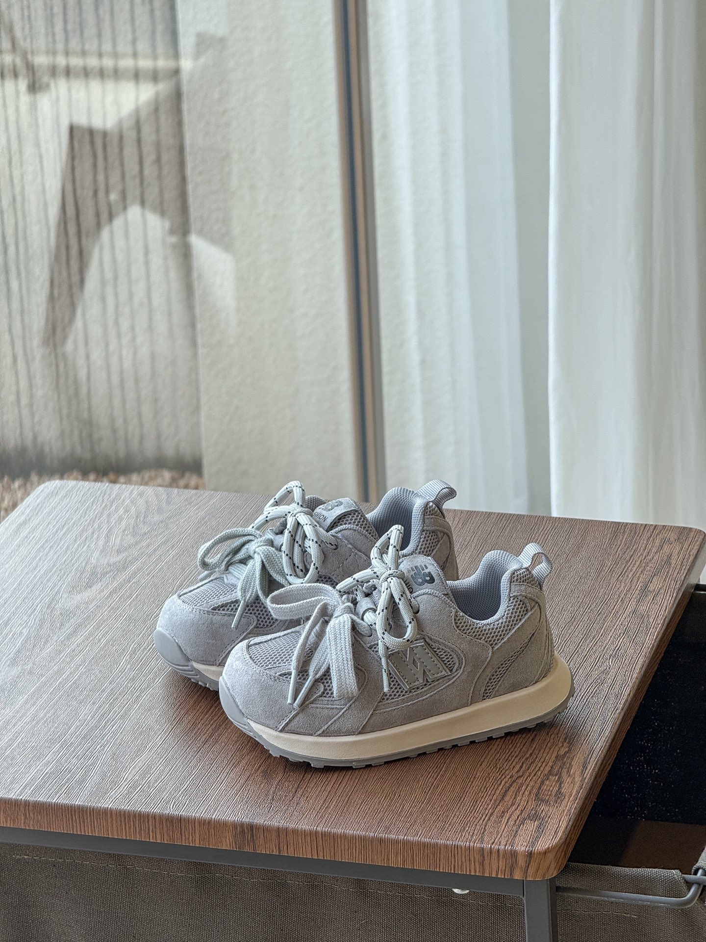 图片[3]-NB 卡皮巴拉联名款童鞋26-37 卡皮巴拉联名网红款内侧魔术贴真皮德训鞋双鞋带阿甘鞋跑鞋🛵-选品中心