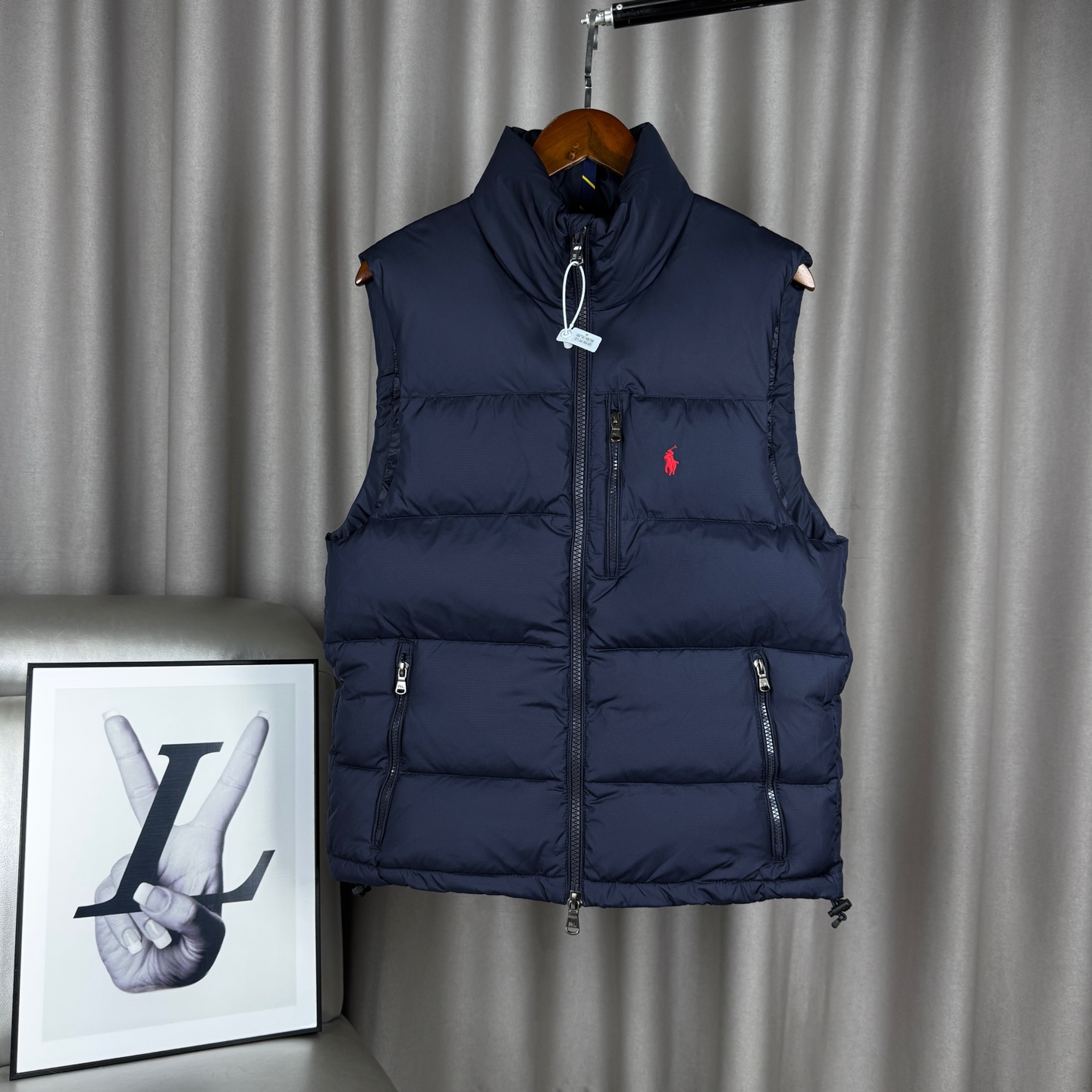 Ralph Lauren Chaleco Acolchado Clásico con Logo Bordado para Hombre y Mujer