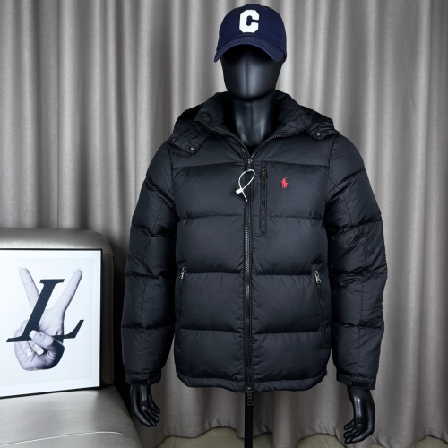 מעילת פוך מוסדרת מבודדת של Ralph Lauren שחור ואוניברסלי 1 מעילת פוך מוסדרת מבודדת של Ralph Lauren שחור ואוניברסלי