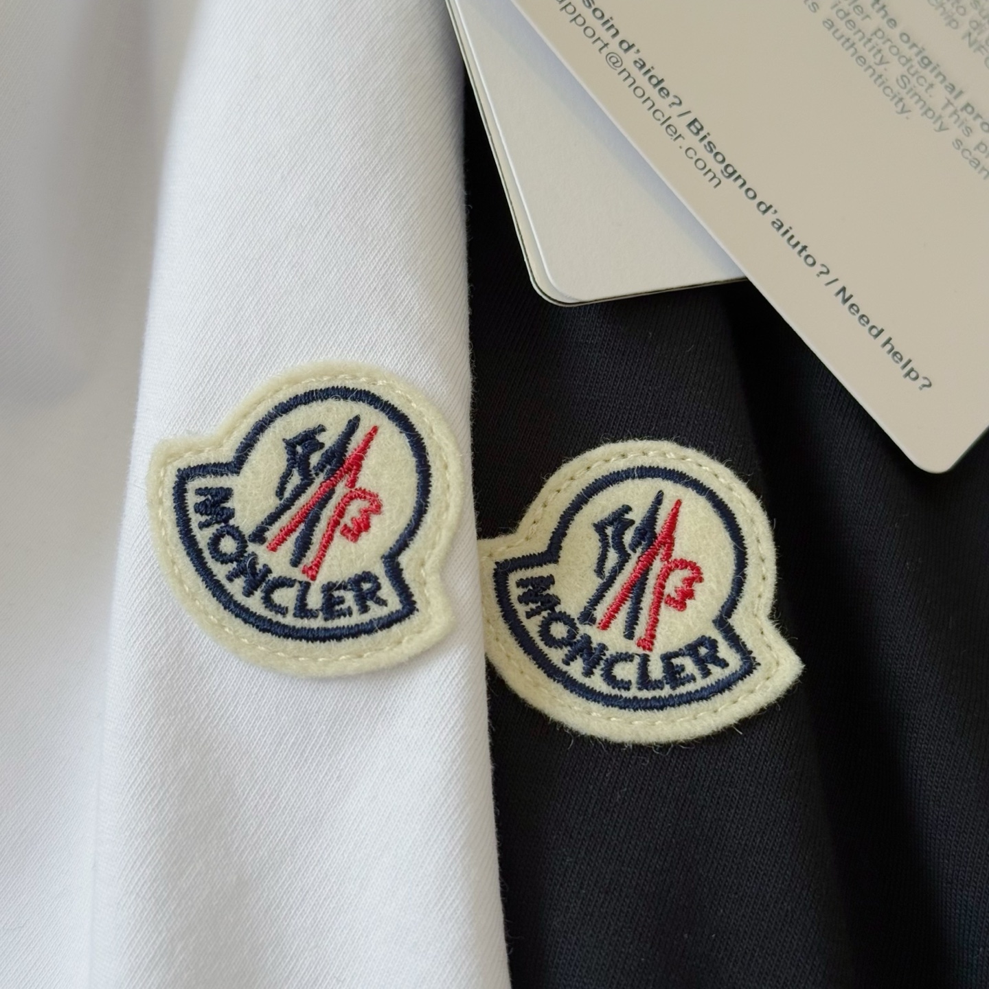 Moncler Basic Logo Short Sleeve T-Shirt, Premium Turkish Cotton, Unisex 10 i1744087453493 8853 0 8