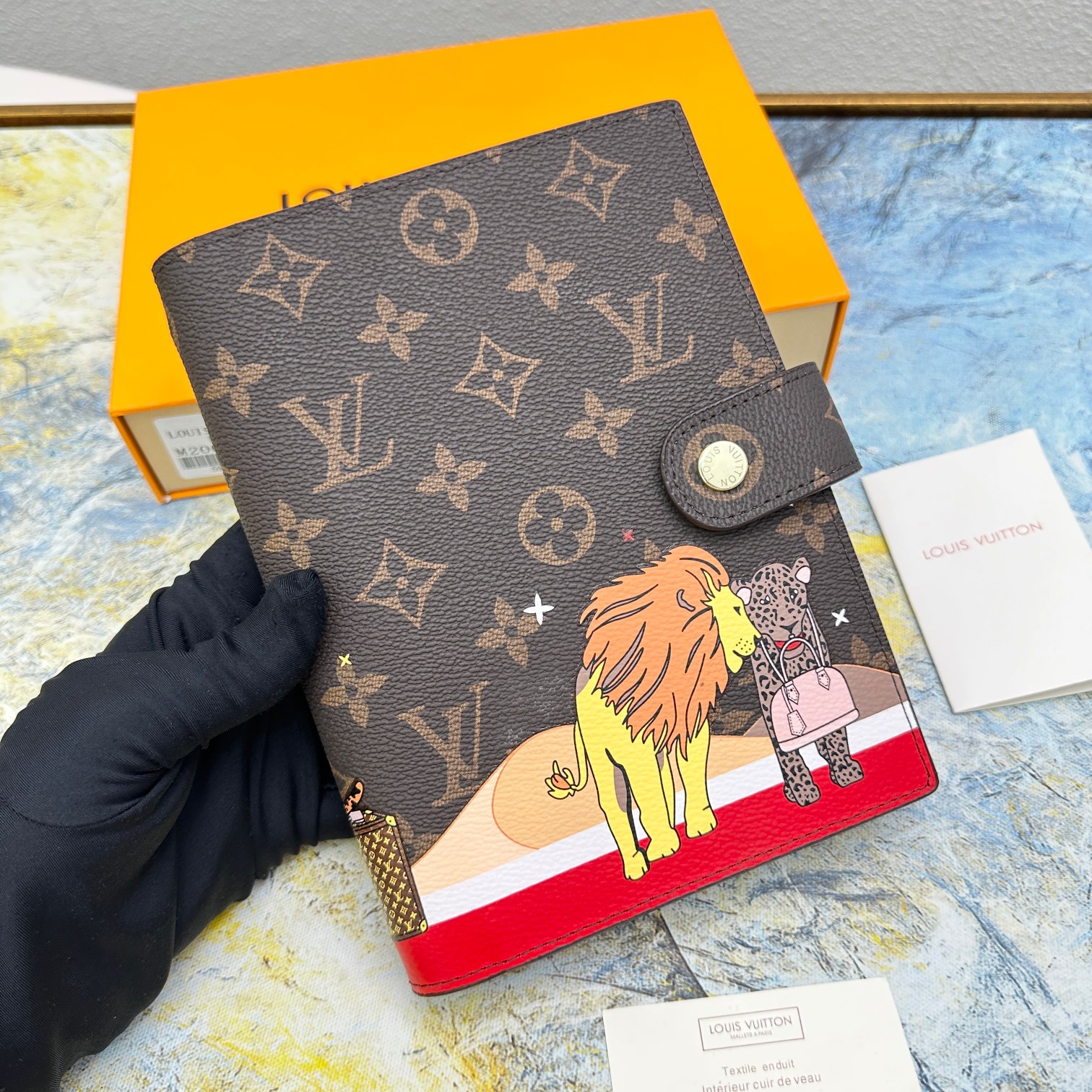 Notebook paper close-up