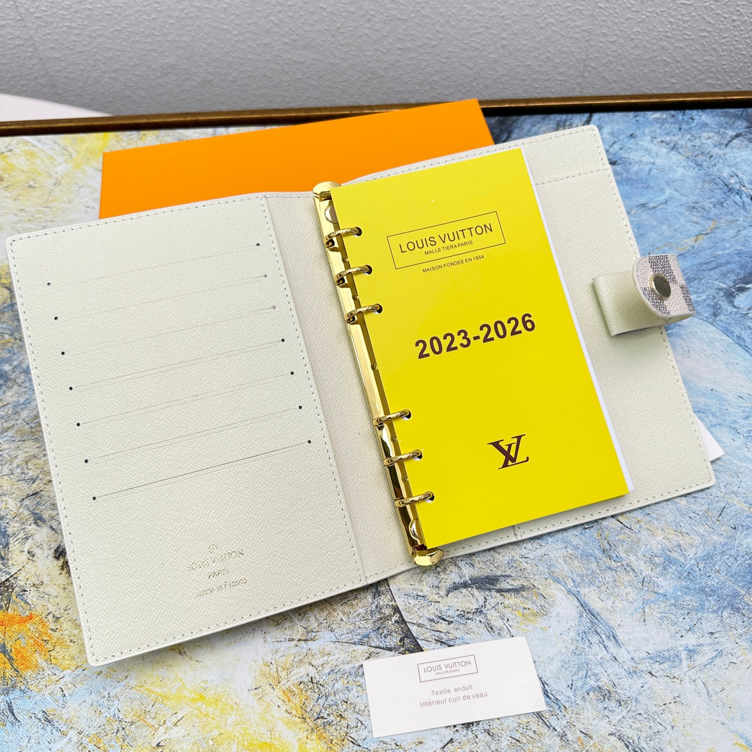 Leather Notebook with pen