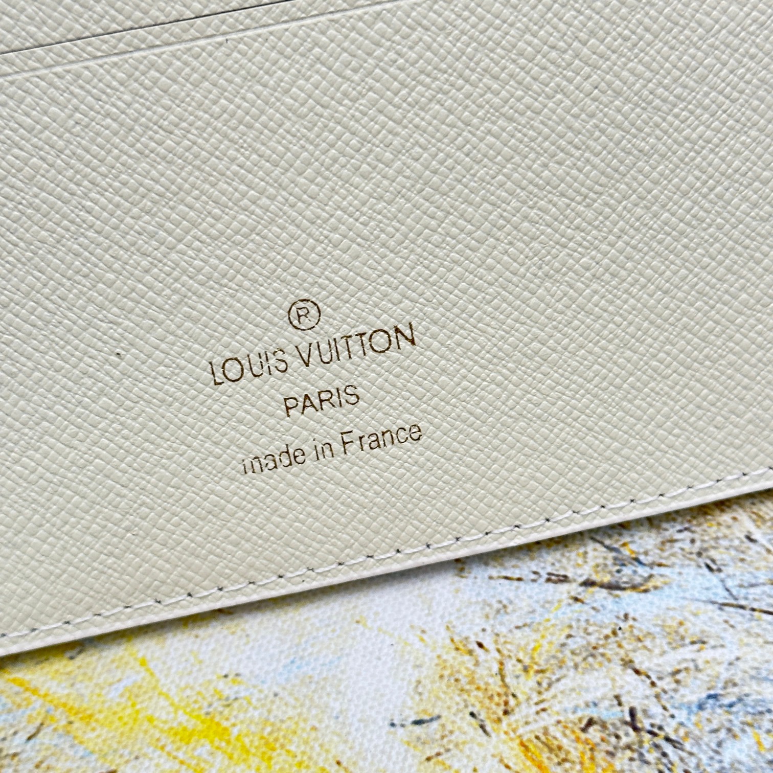 Premium leather notebook side profile