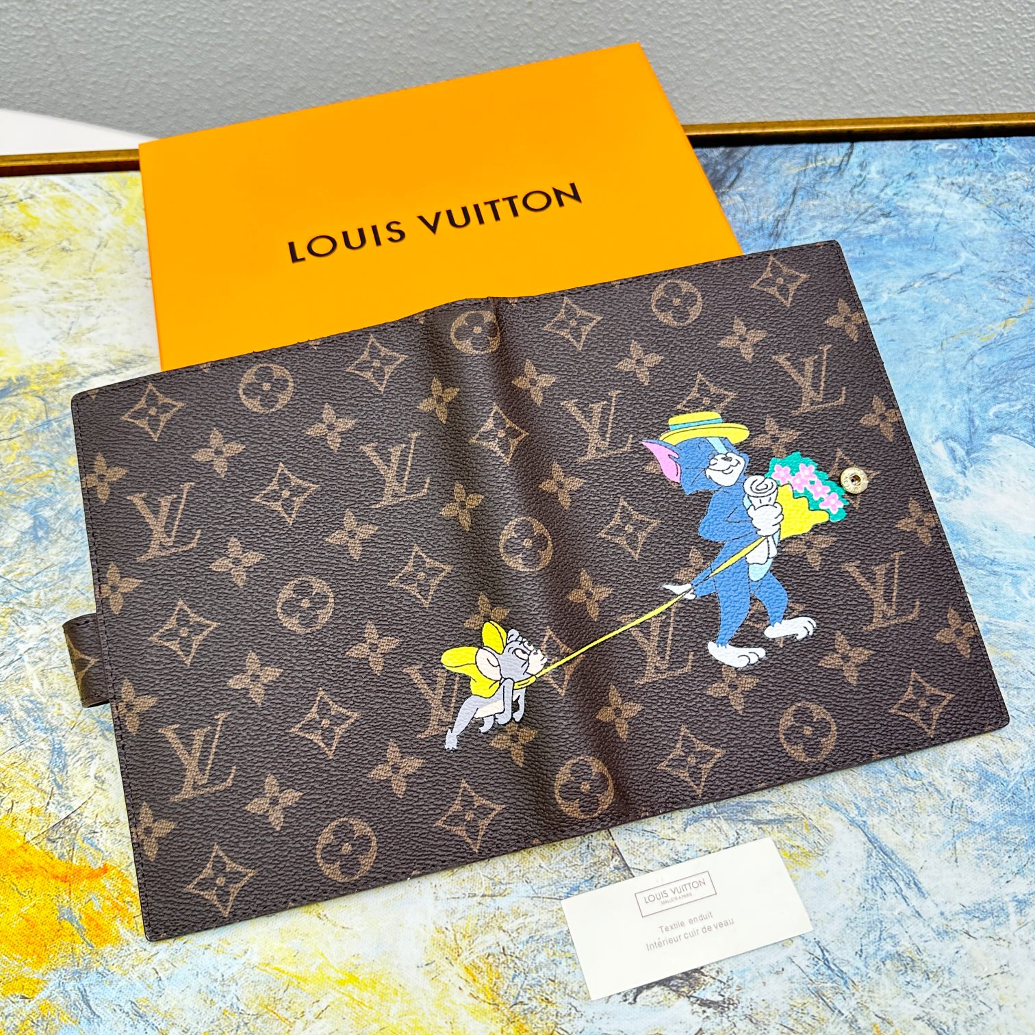 Small Leather Notebook in Packaging