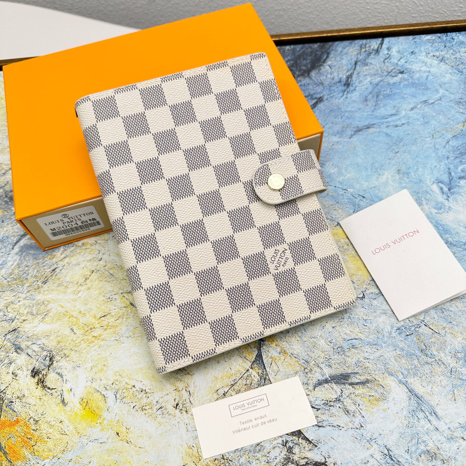 Close-up of A5 notebook cover