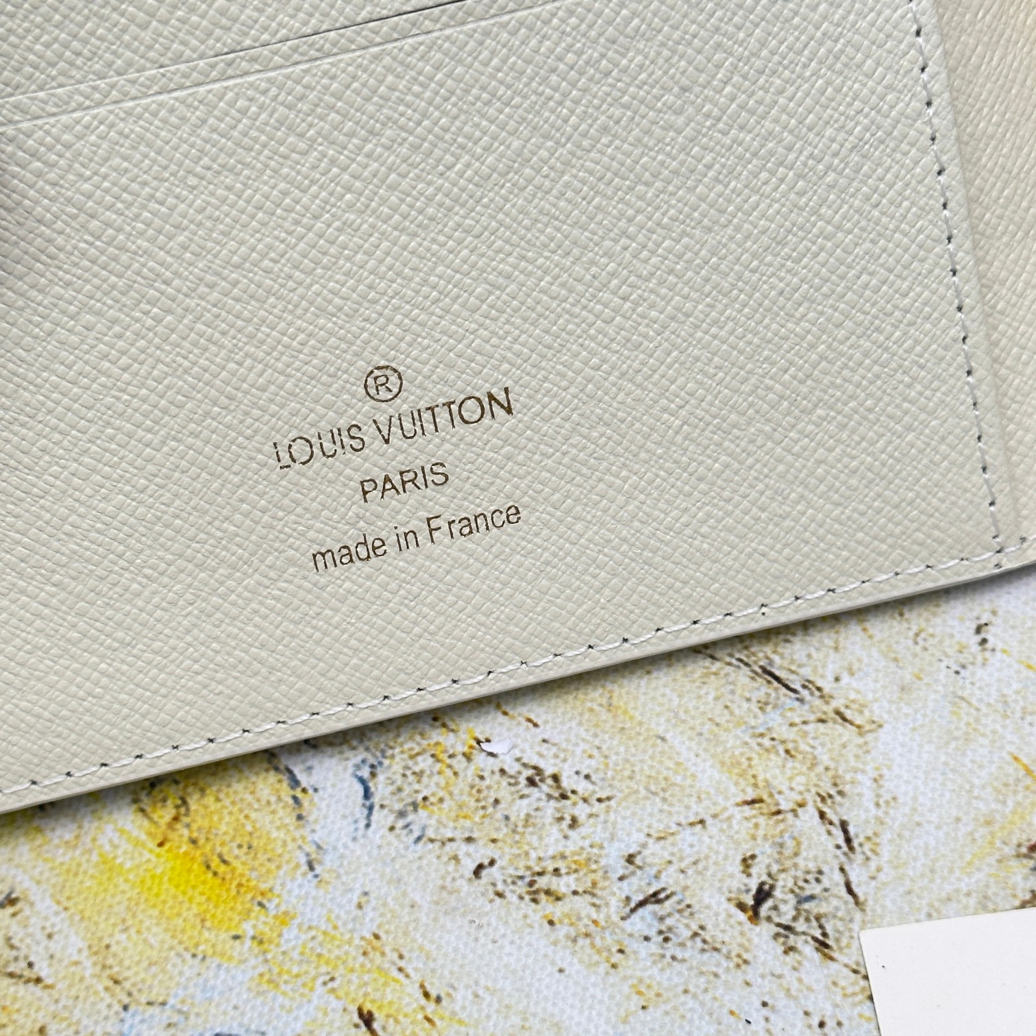 Close up of the notebook paper