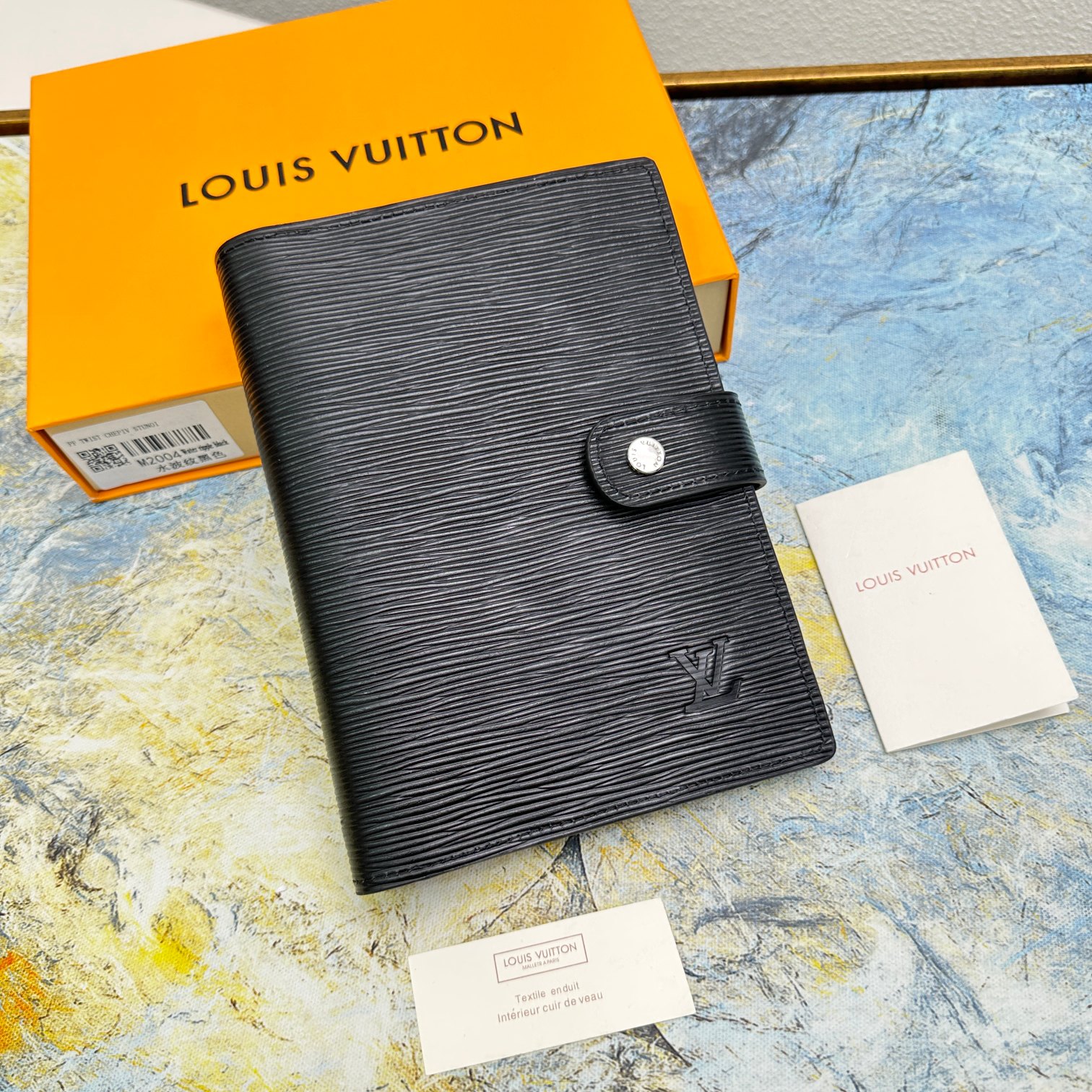 Close-up of A5 notebook cover